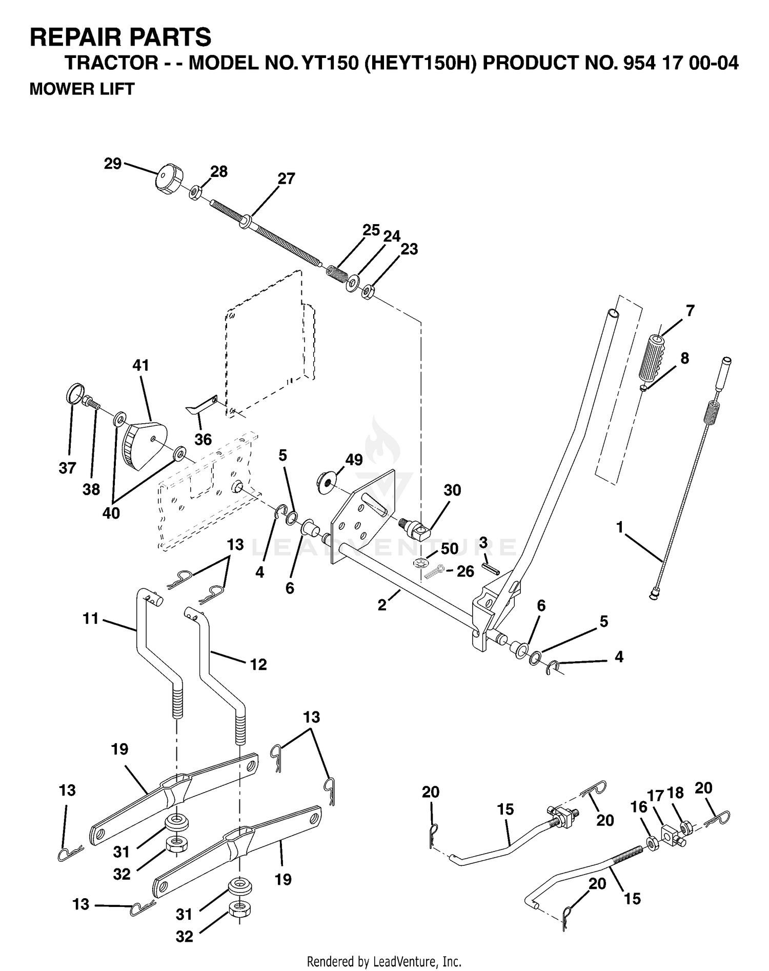 MOWER LIFT / DECK LIFT