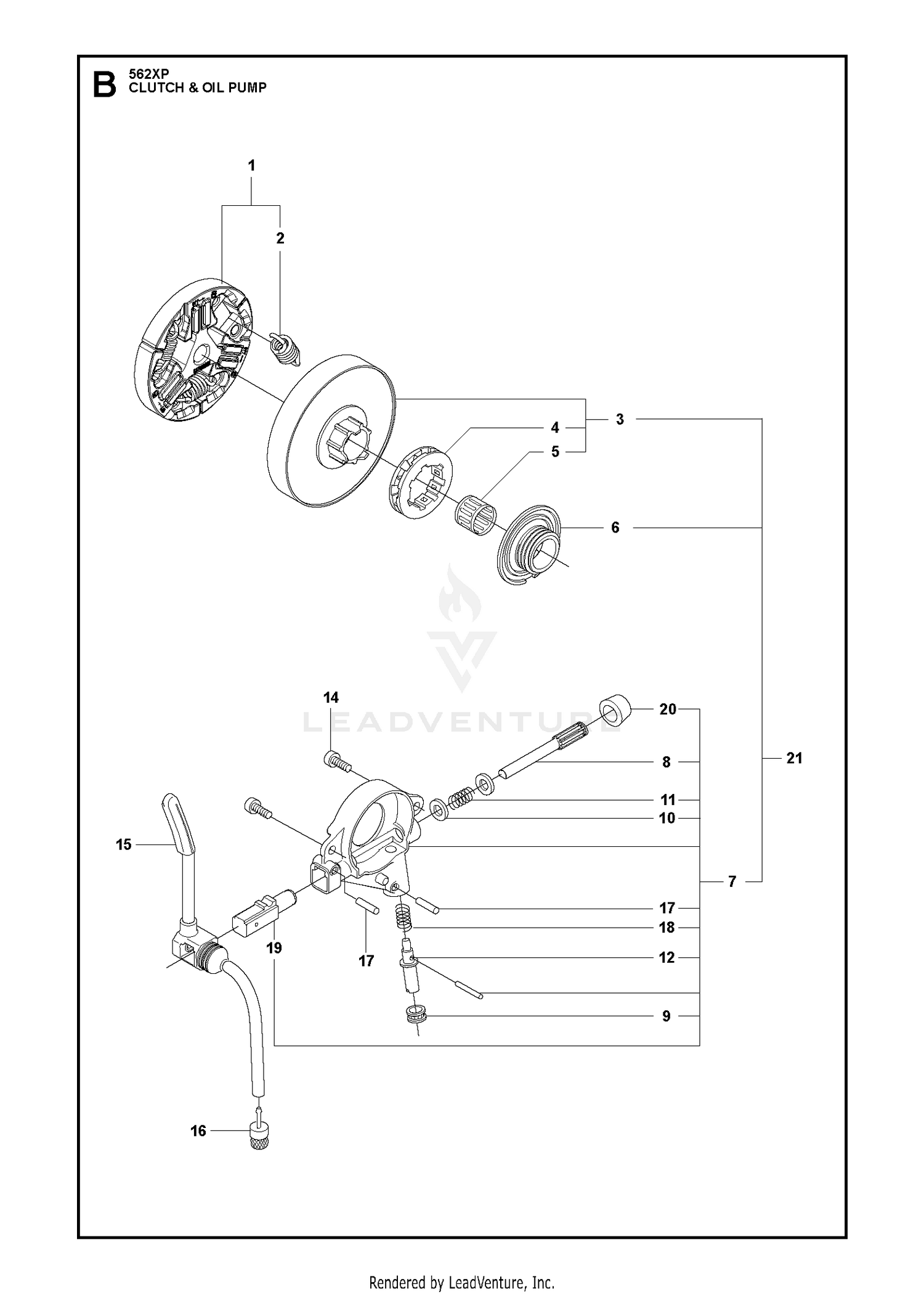 CLUTCH & OIL PUMP