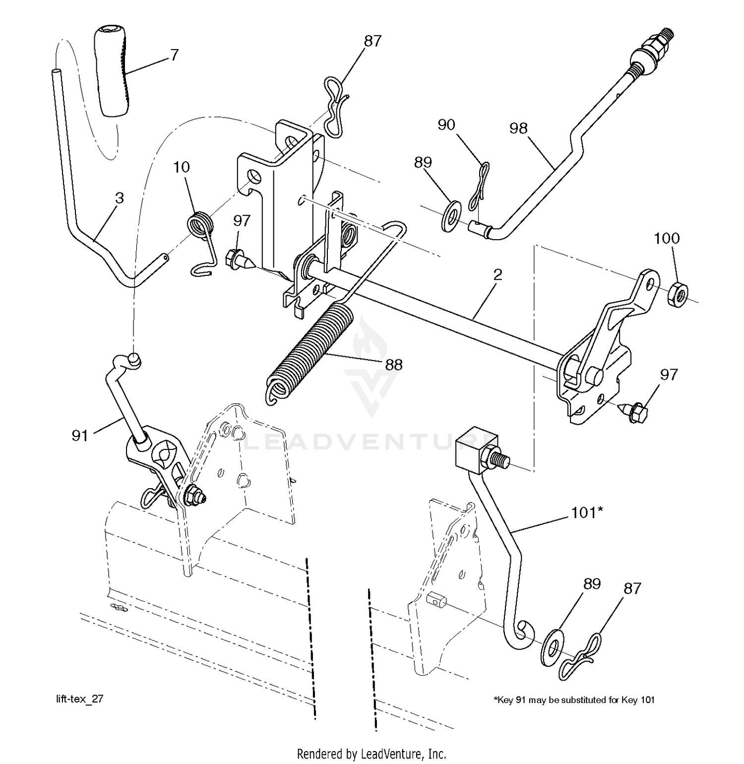 MOWER LIFT / DECK LIFT