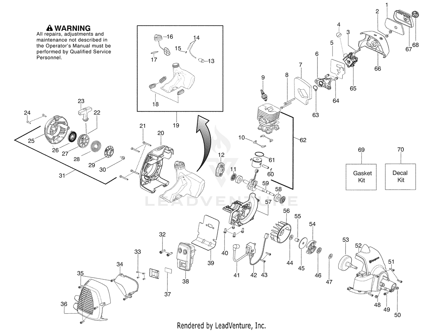 Starter & Engine Assembly