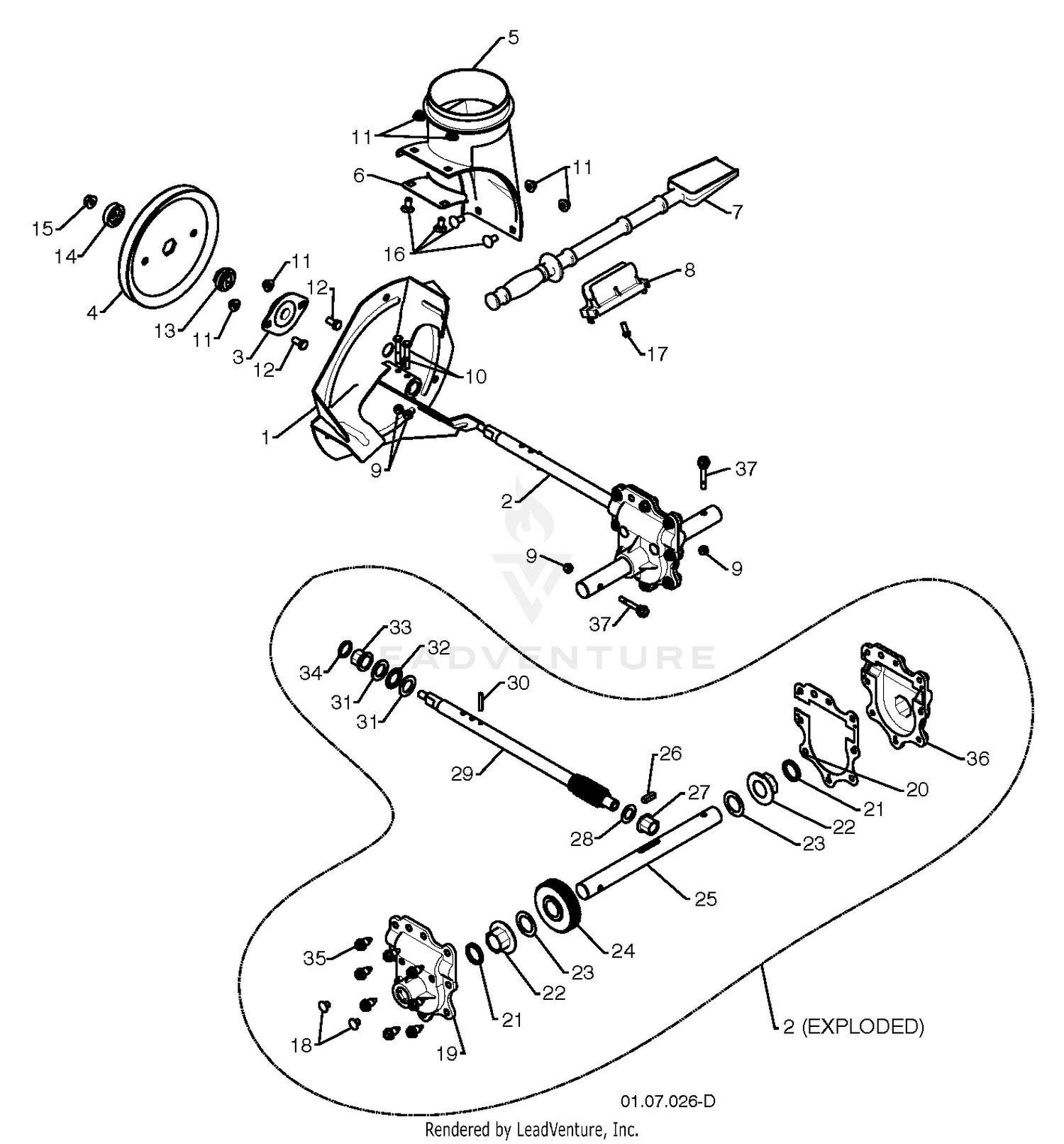 AUGER HOUSING & IMPELLER 5