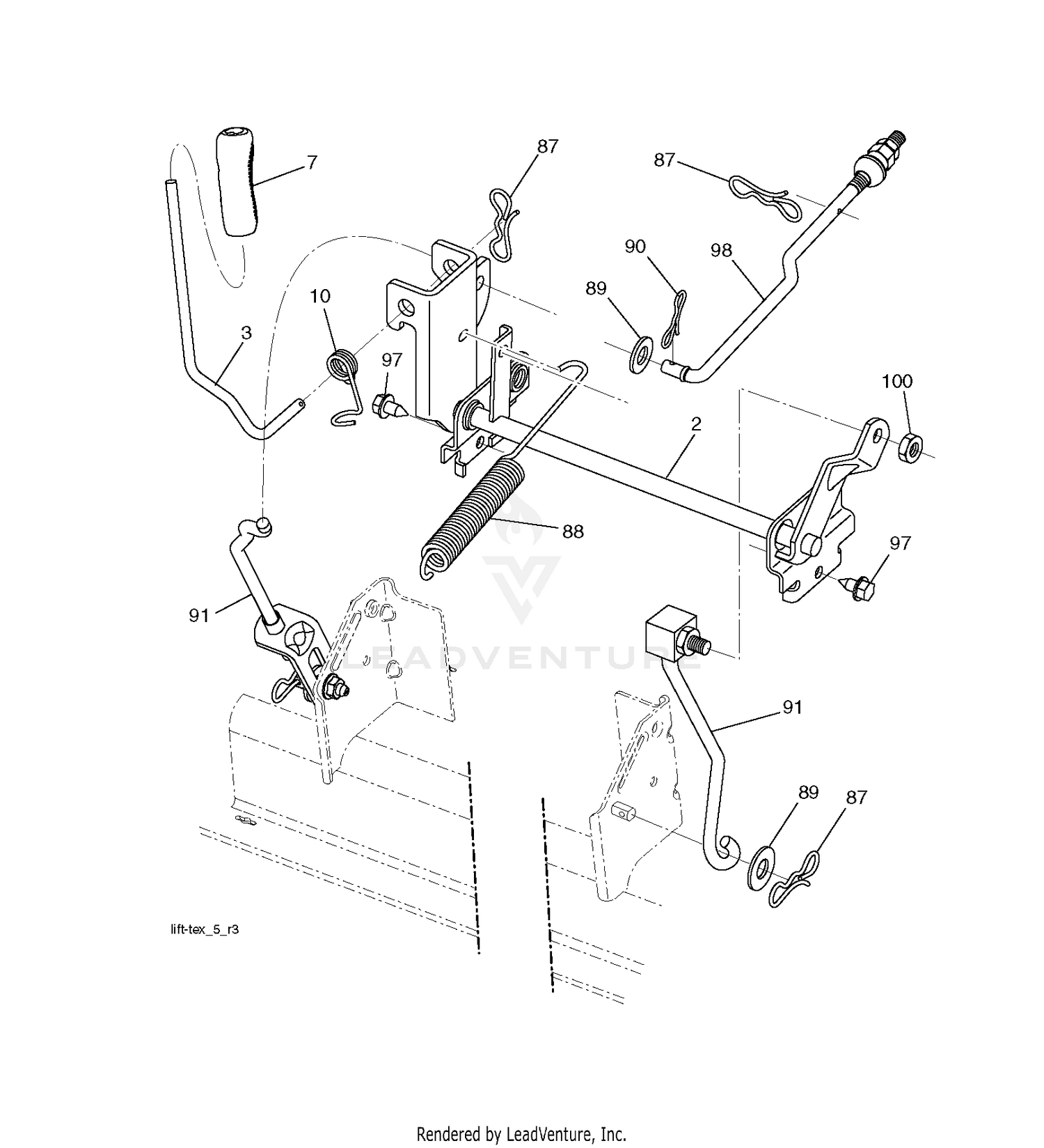 MOWER LIFT / DECK LIFT