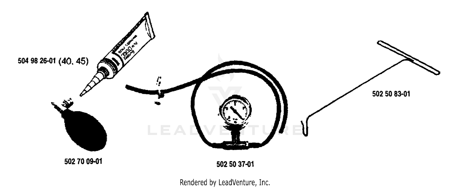 Ball Pump, Vacuum Gauge And Tank Hook