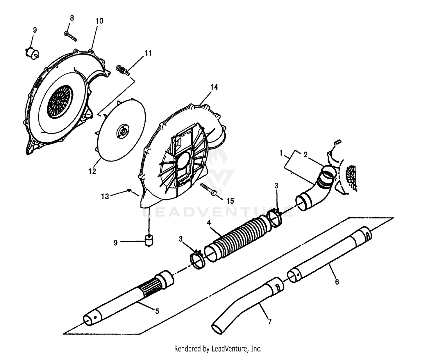 Fan / Fan Housing & Blowing Tubes