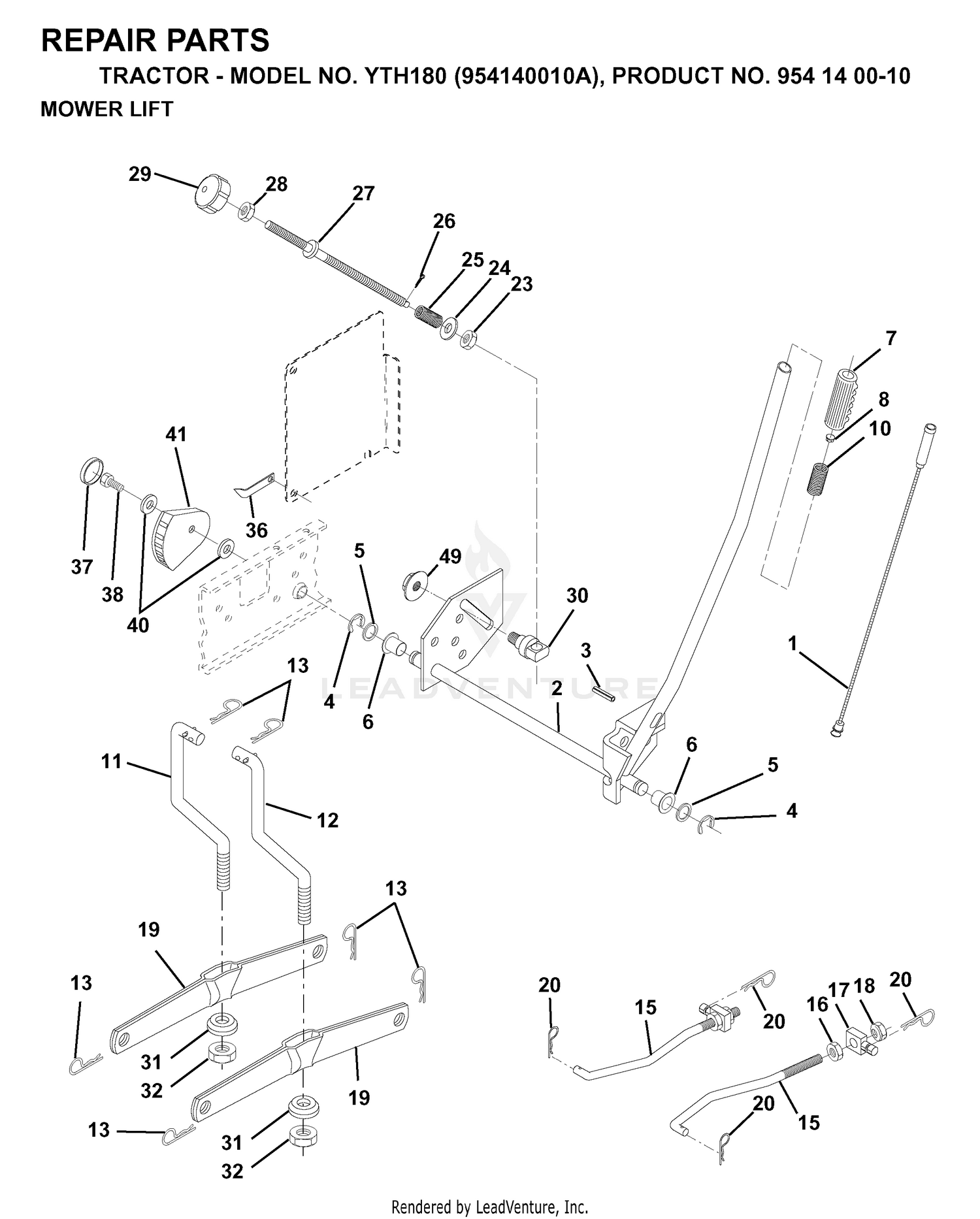 MOWER LIFT / DECK LIFT