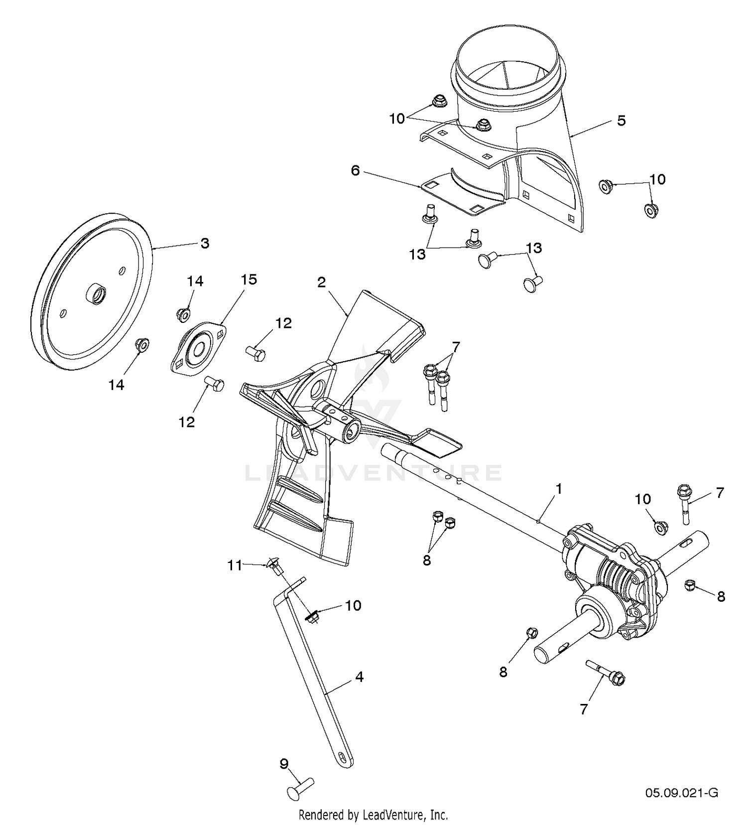 AUGER HOUSING & IMPELLER 4