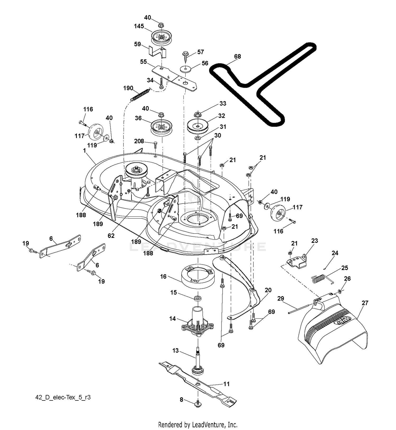 MOWER DECK / CUTTING DECK