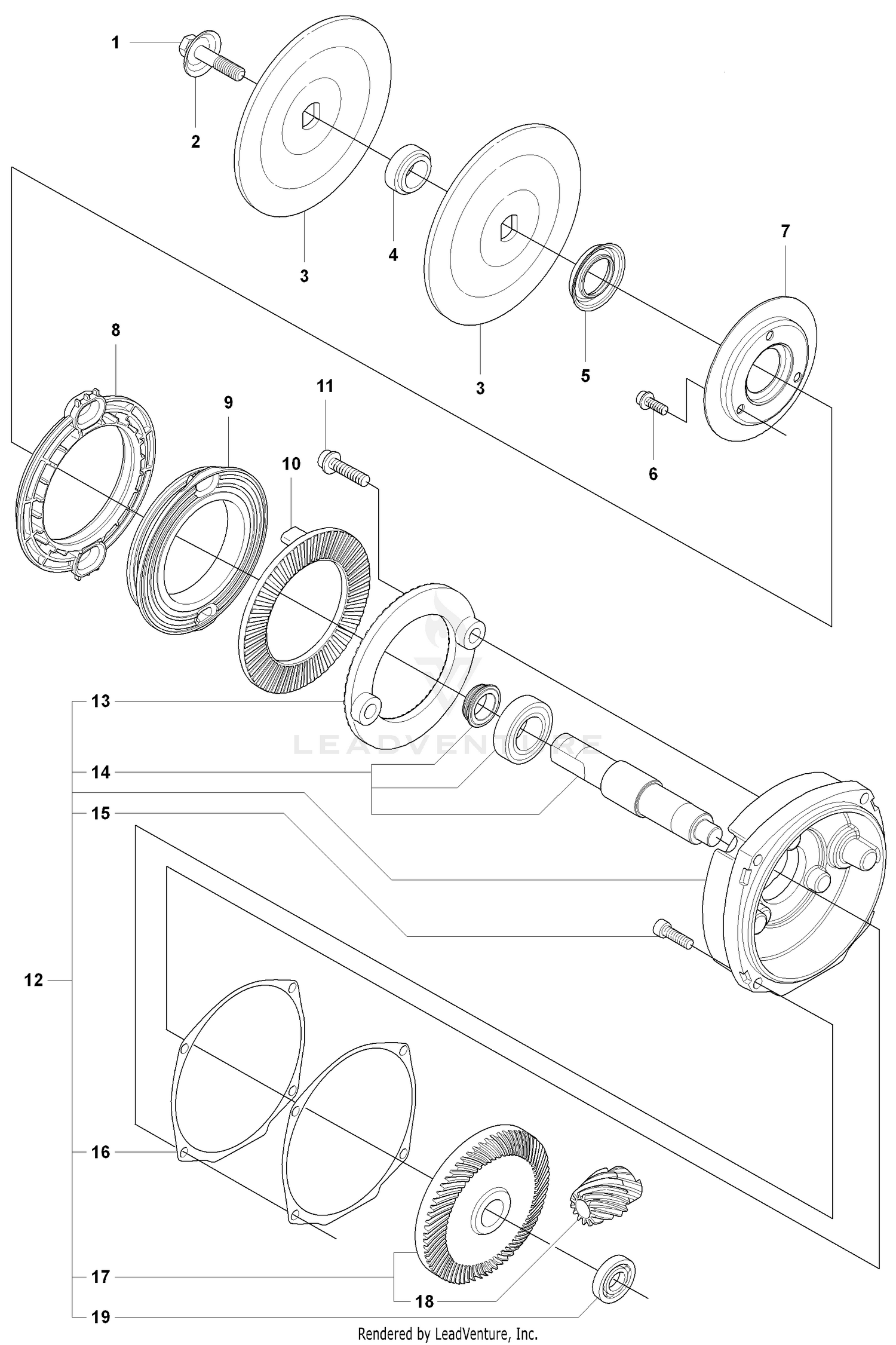 Gear Set and Flange Washer
