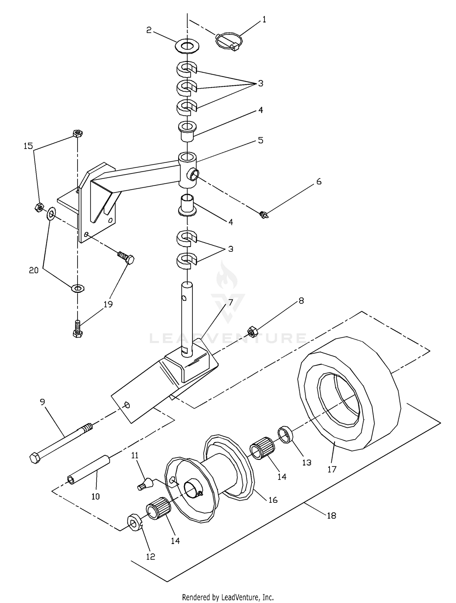 Front Caster