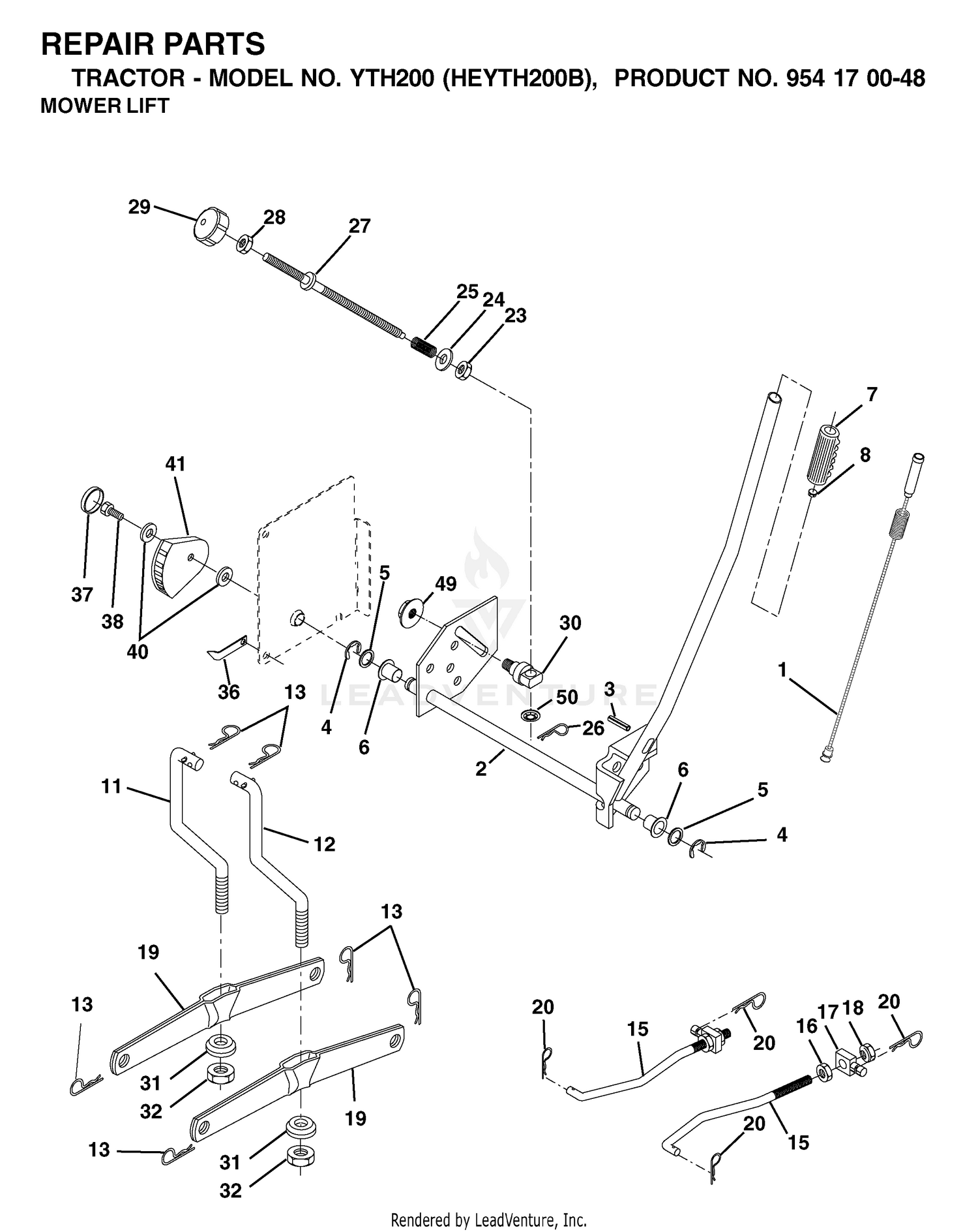 MOWER LIFT / DECK LIFT