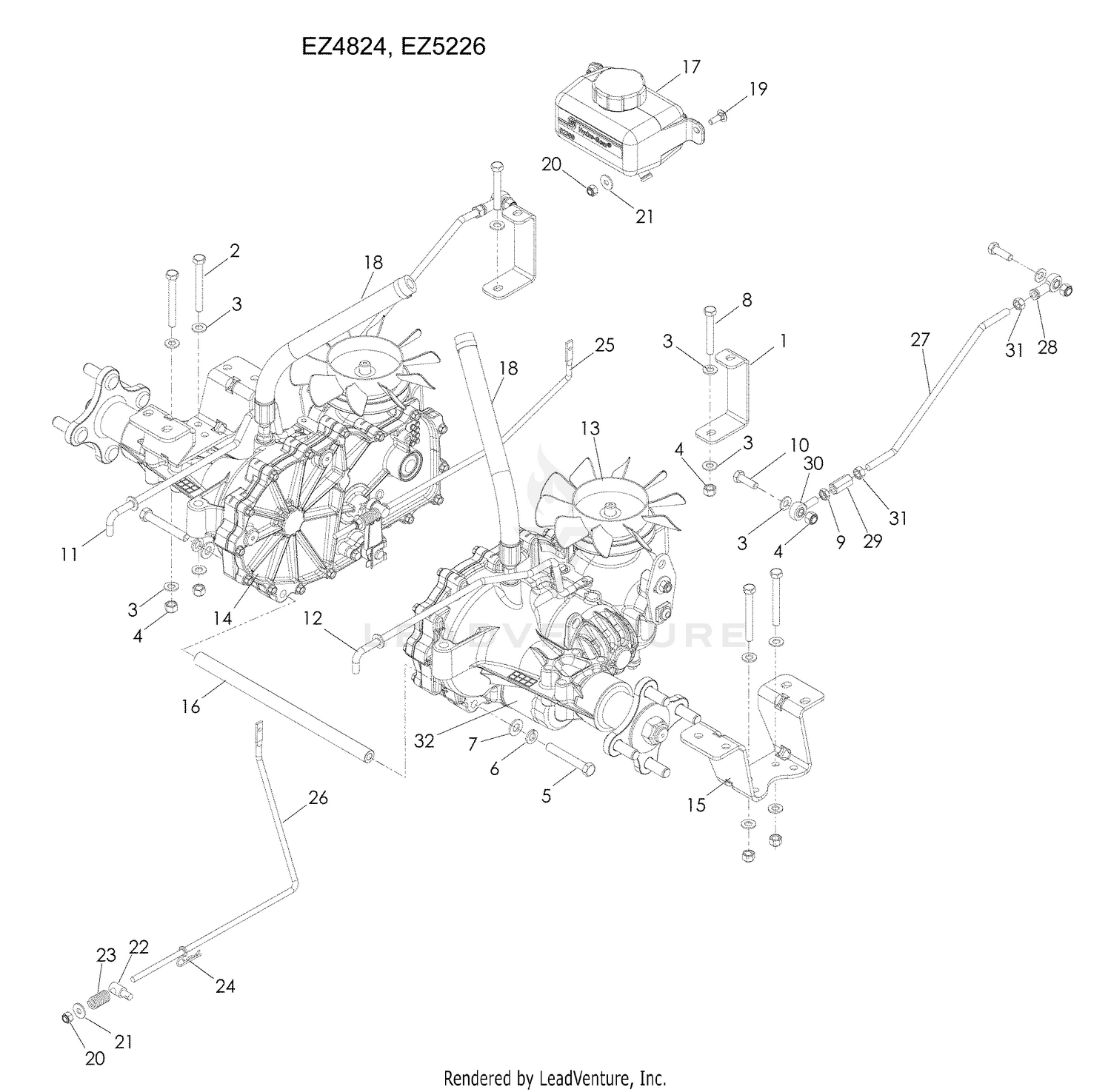 Hydraulic Pump - Motor