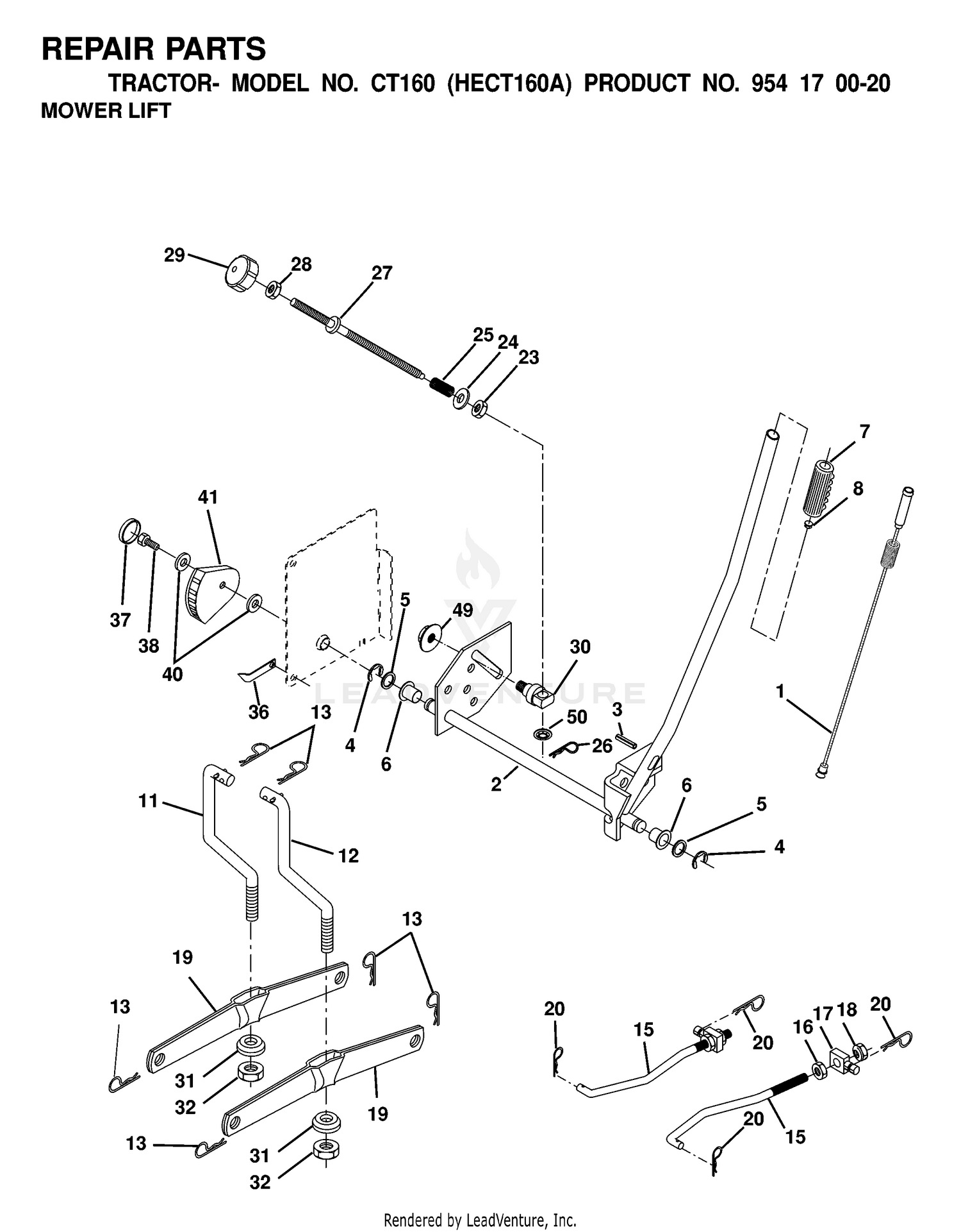 MOWER LIFT / DECK LIFT