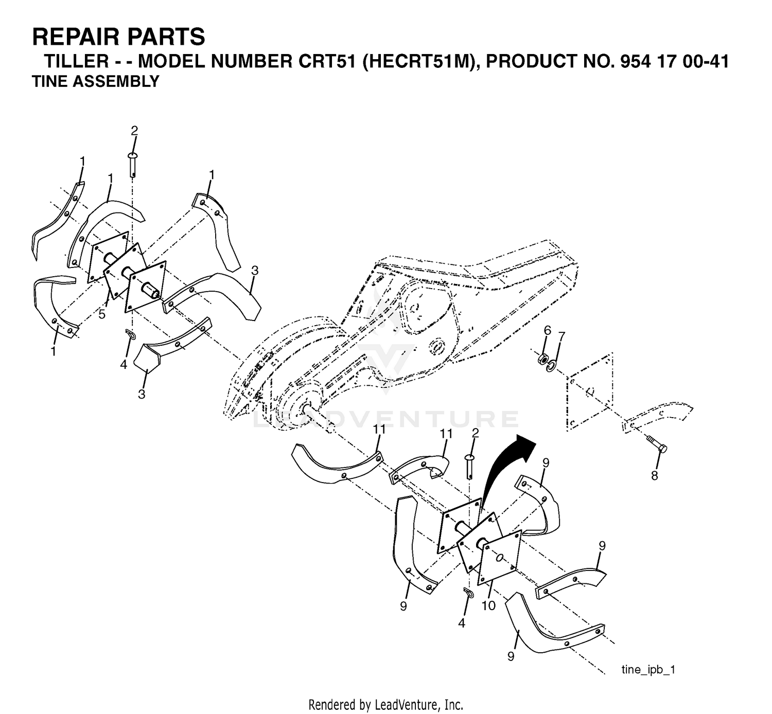 TINE ASSEMBLY