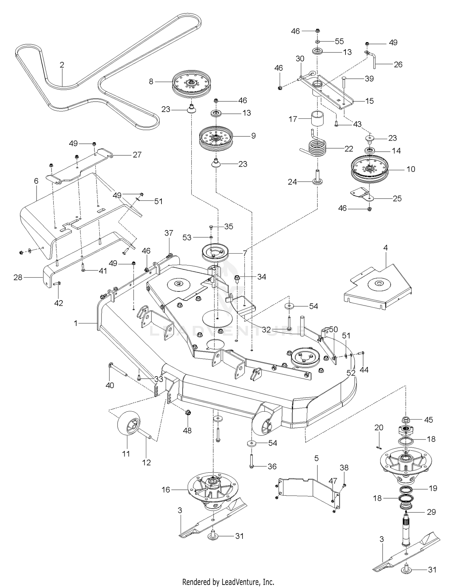 MOWER DECK / CUTTING DECK