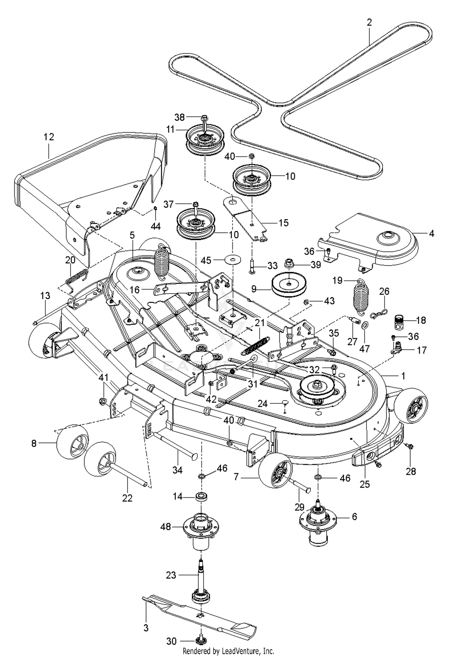 MOWER DECK / CUTTING DECK 2