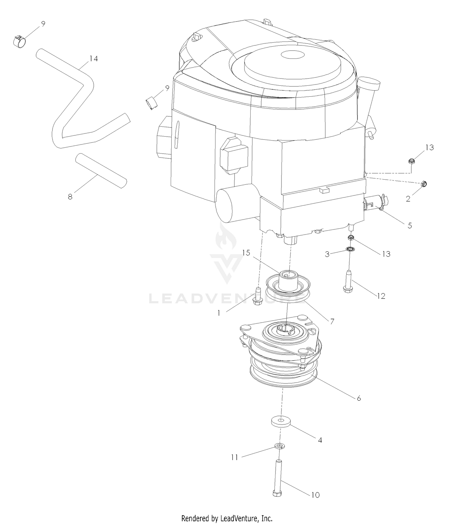 Engine Briggs & Stratton 24 & 26 HP
