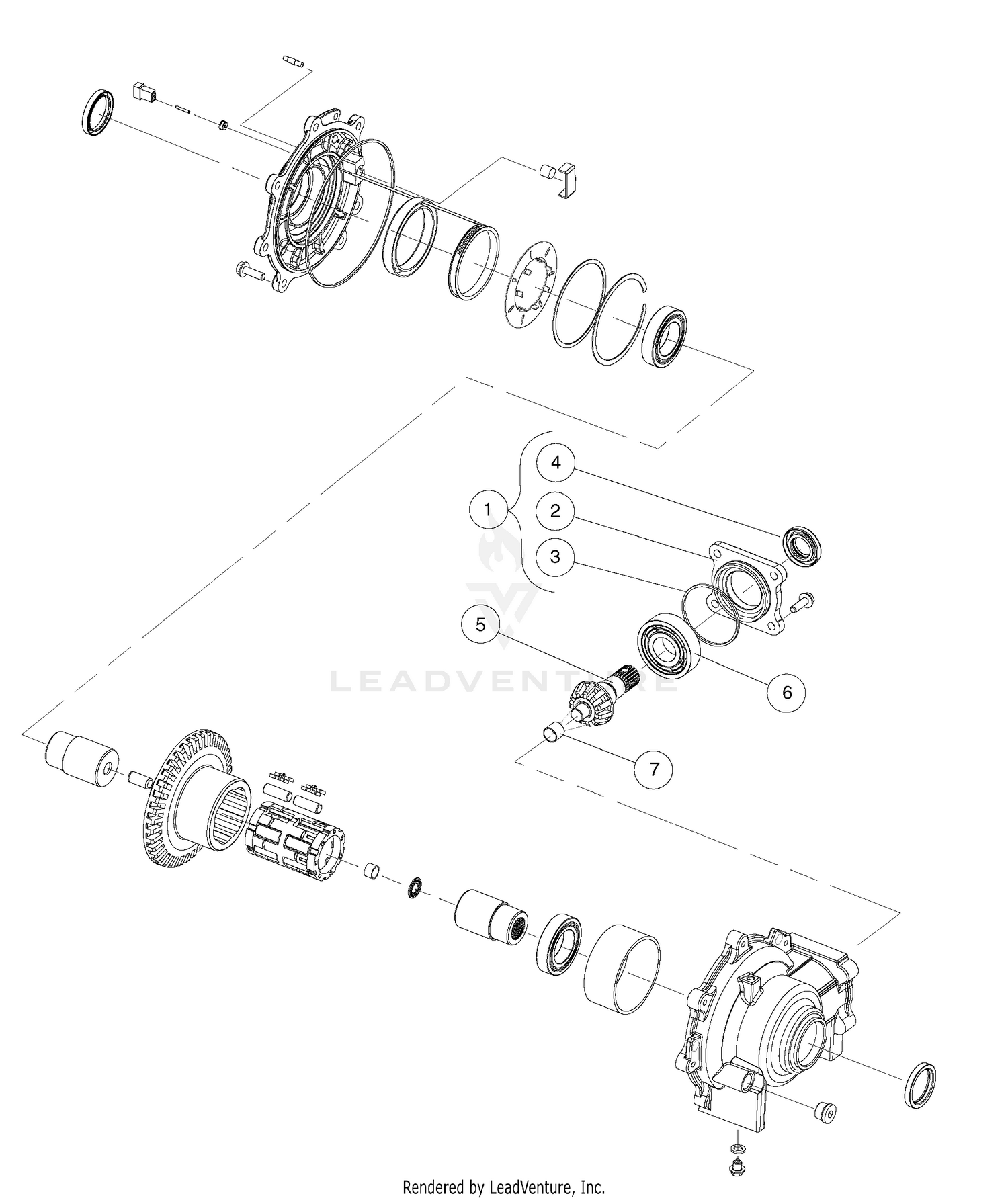 Front Differential (Input Components)