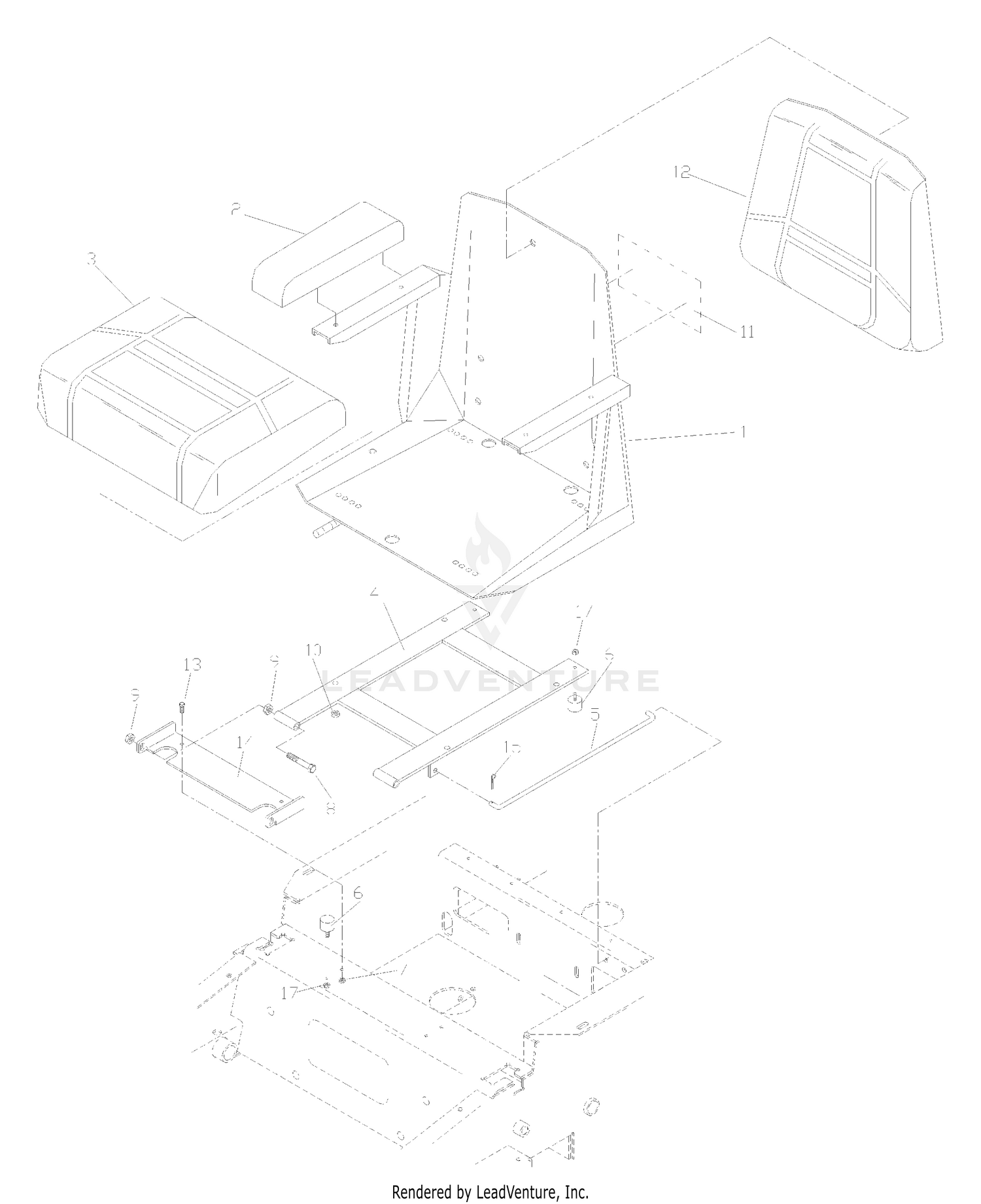 Suspension Seat Assembly