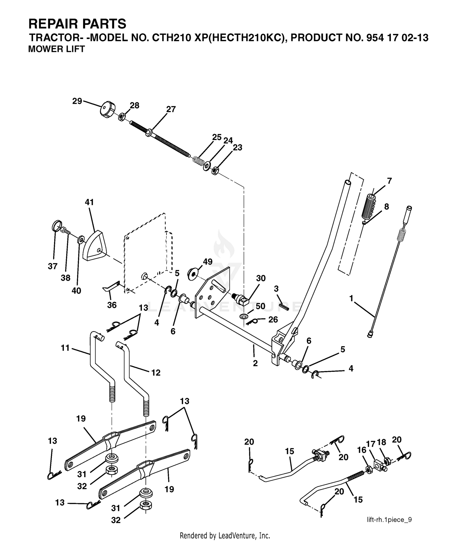 MOWER LIFT / DECK LIFT