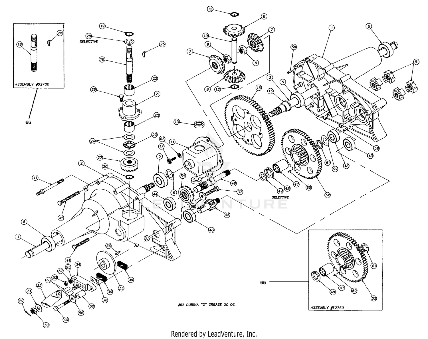 Agri-Fab Transaxle Model Number 121431X