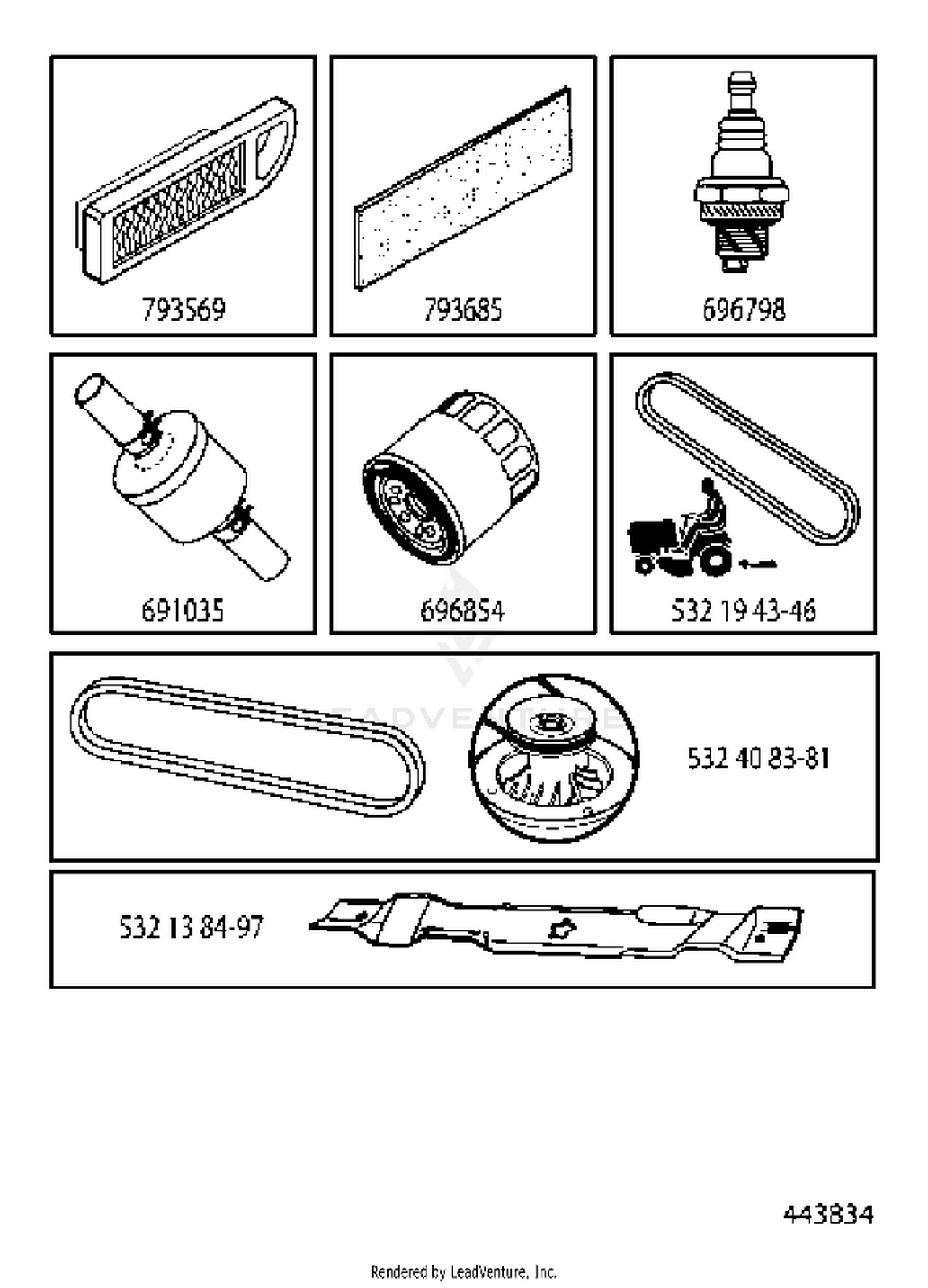 FREQUENTLY USED PARTS