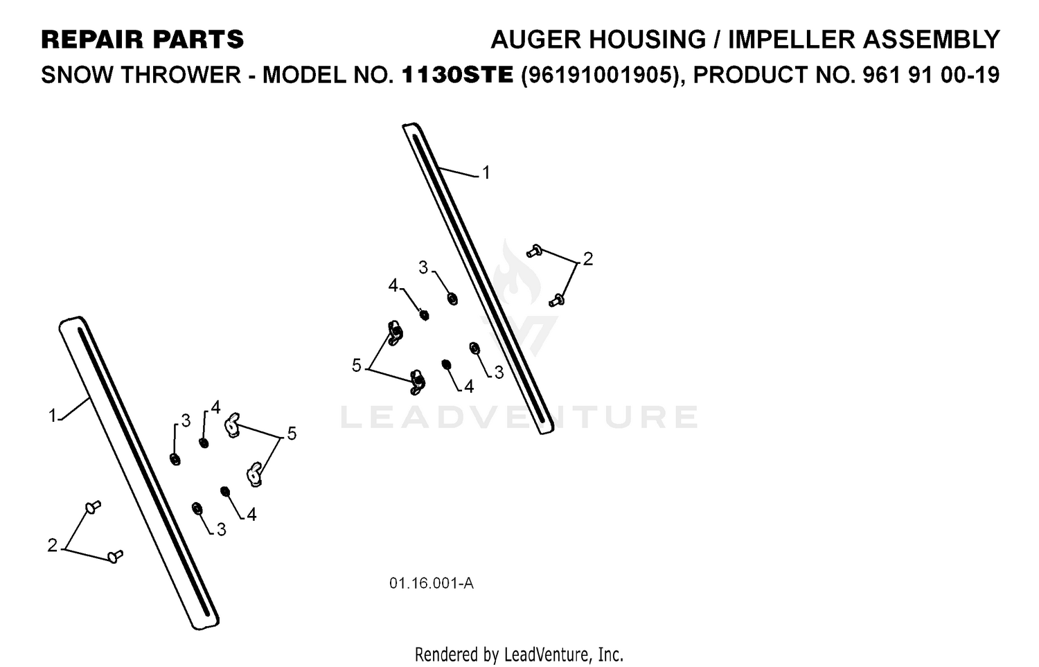 AUGER HOUSING & IMPELLER 5