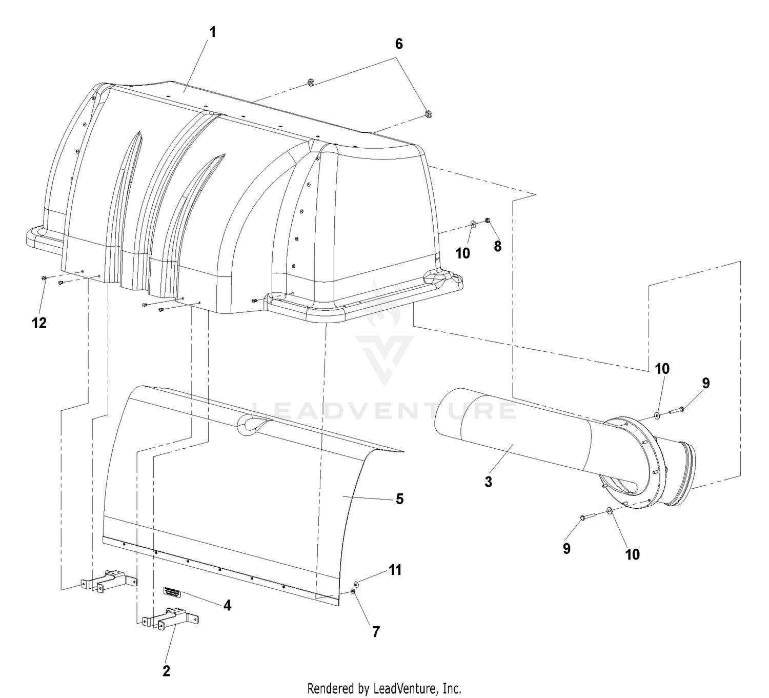 Accessory DSF Collection Hood Assembly