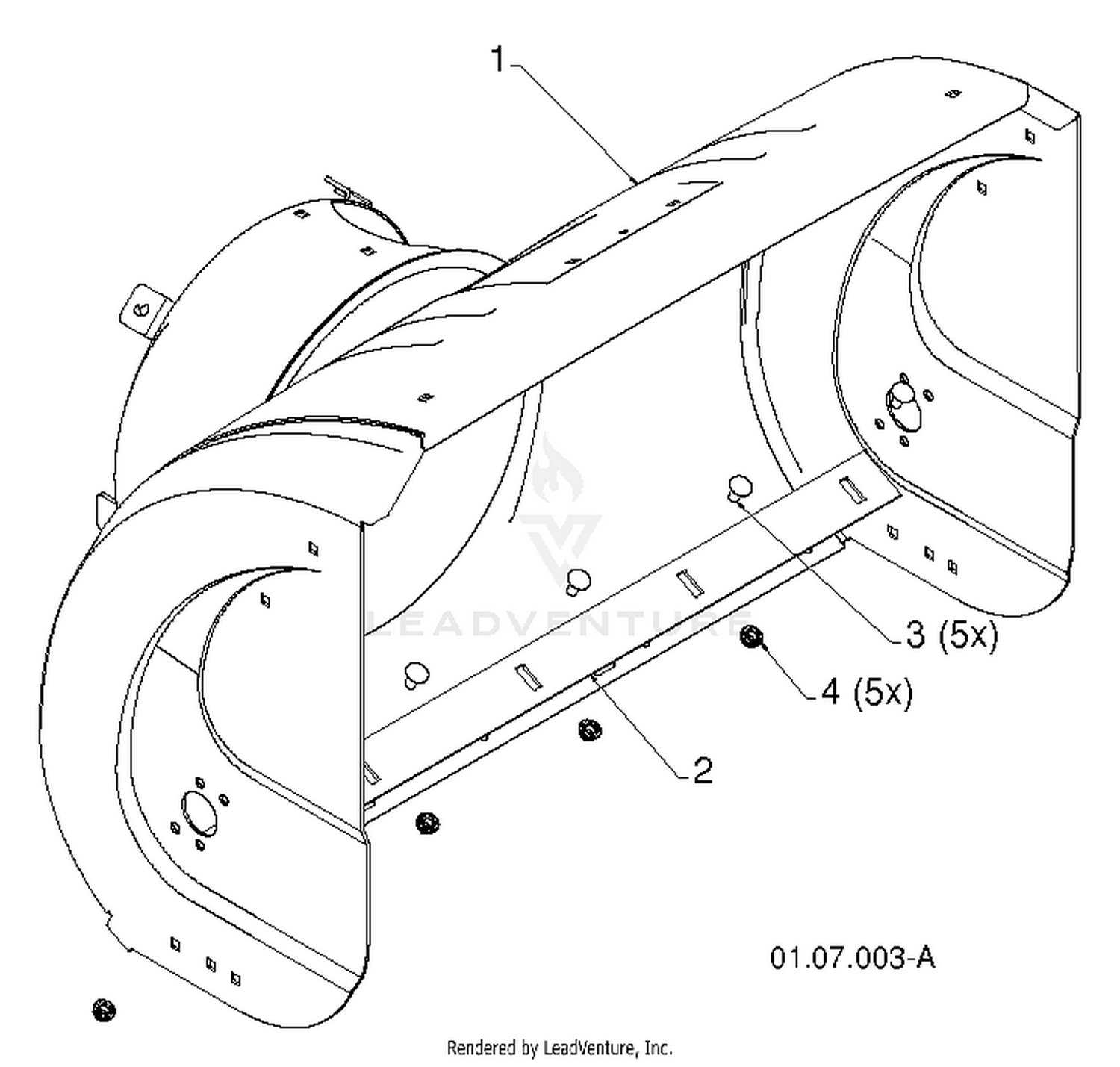 AUGER HOUSING & IMPELLER