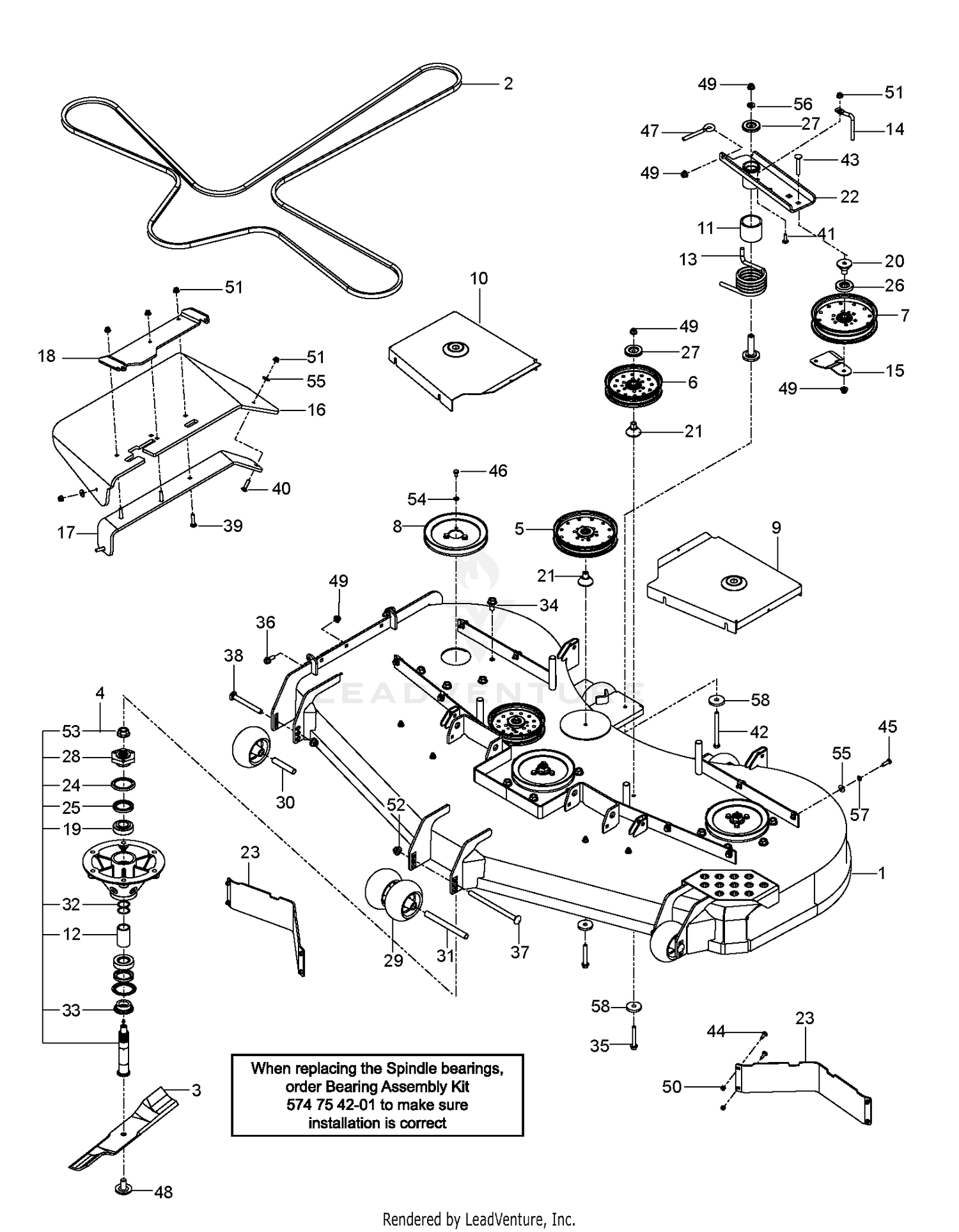 MOWER DECK / CUTTING DECK