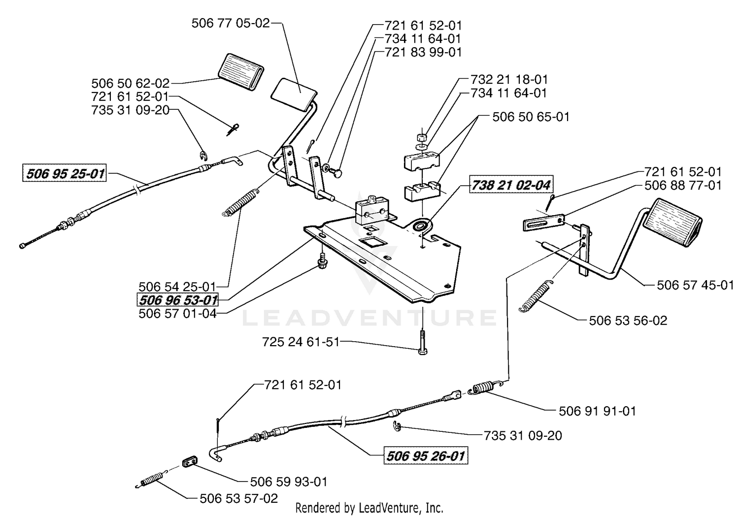 Gas & Brake Pedal Assembly