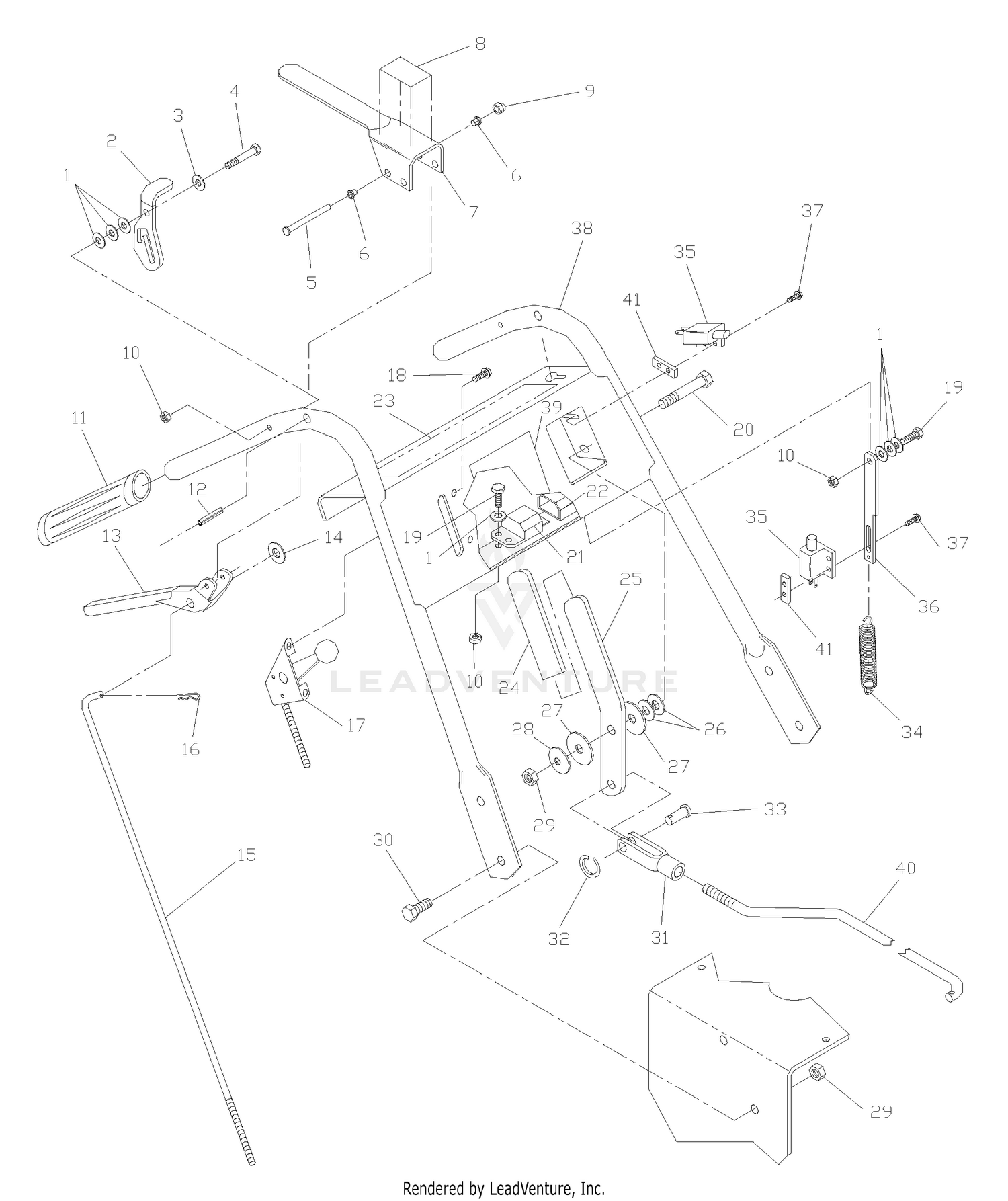 Upper Handle Assembly