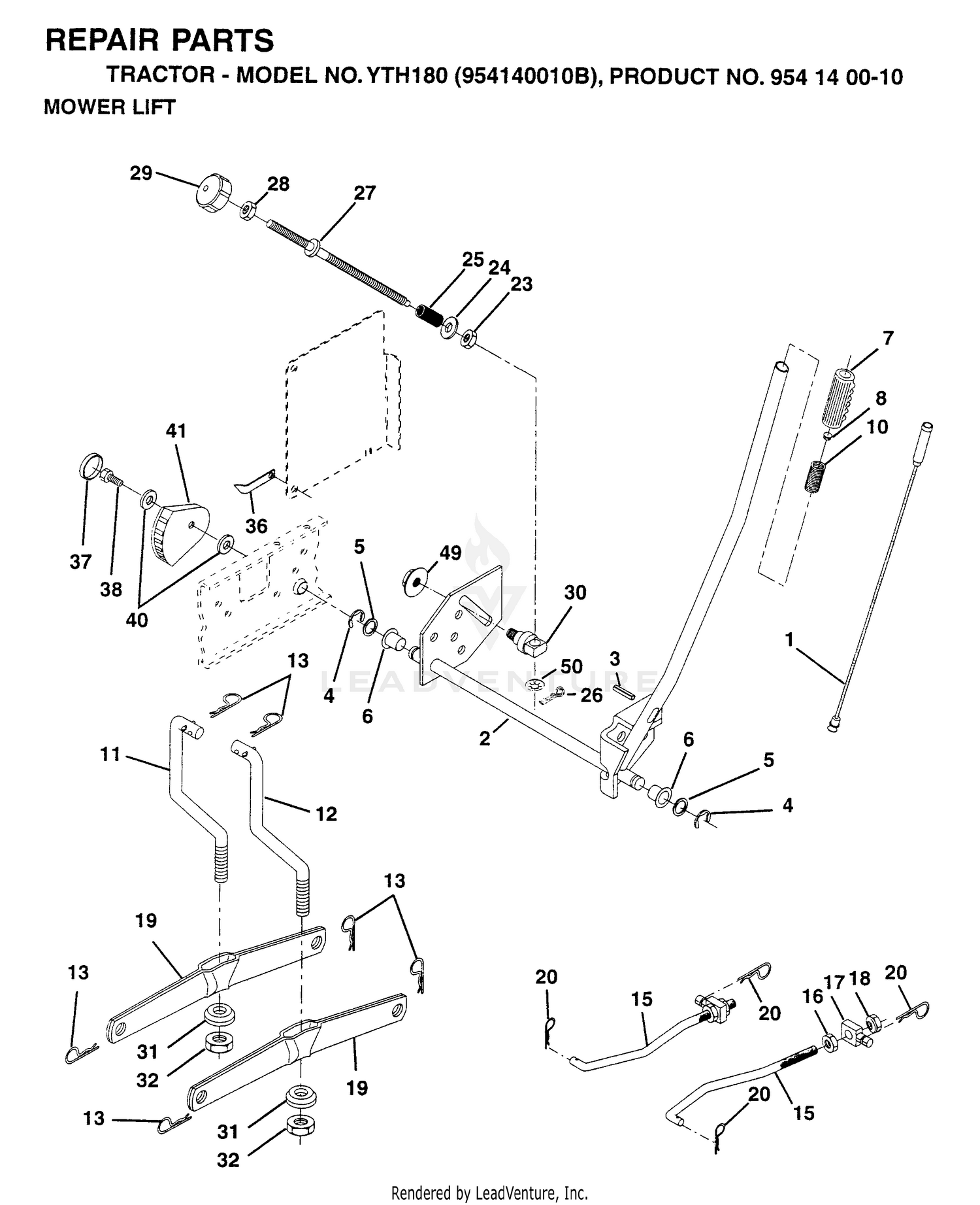 MOWER LIFT / DECK LIFT