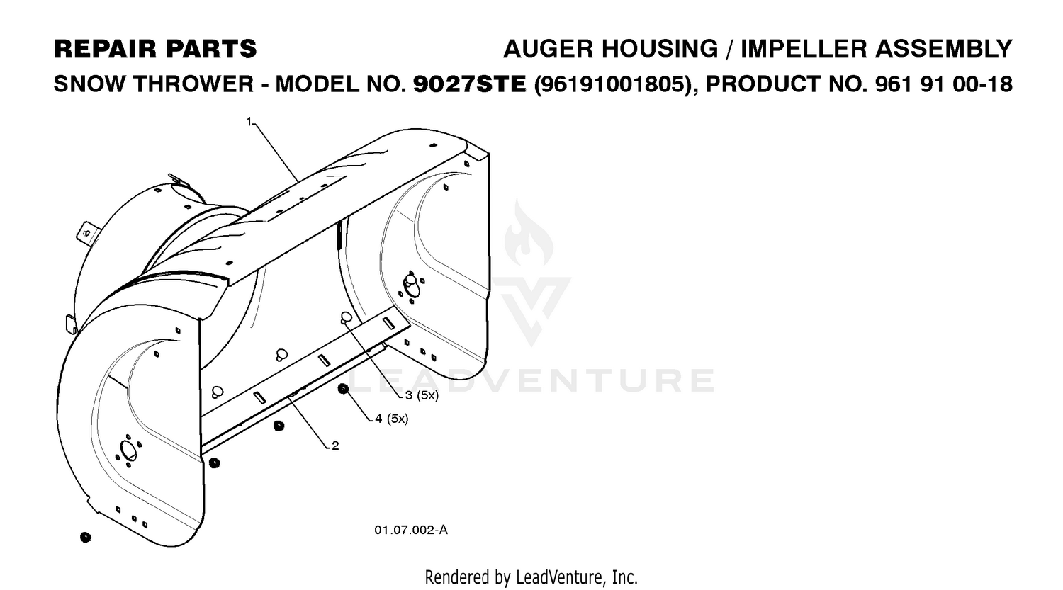 AUGER HOUSING & IMPELLER 6