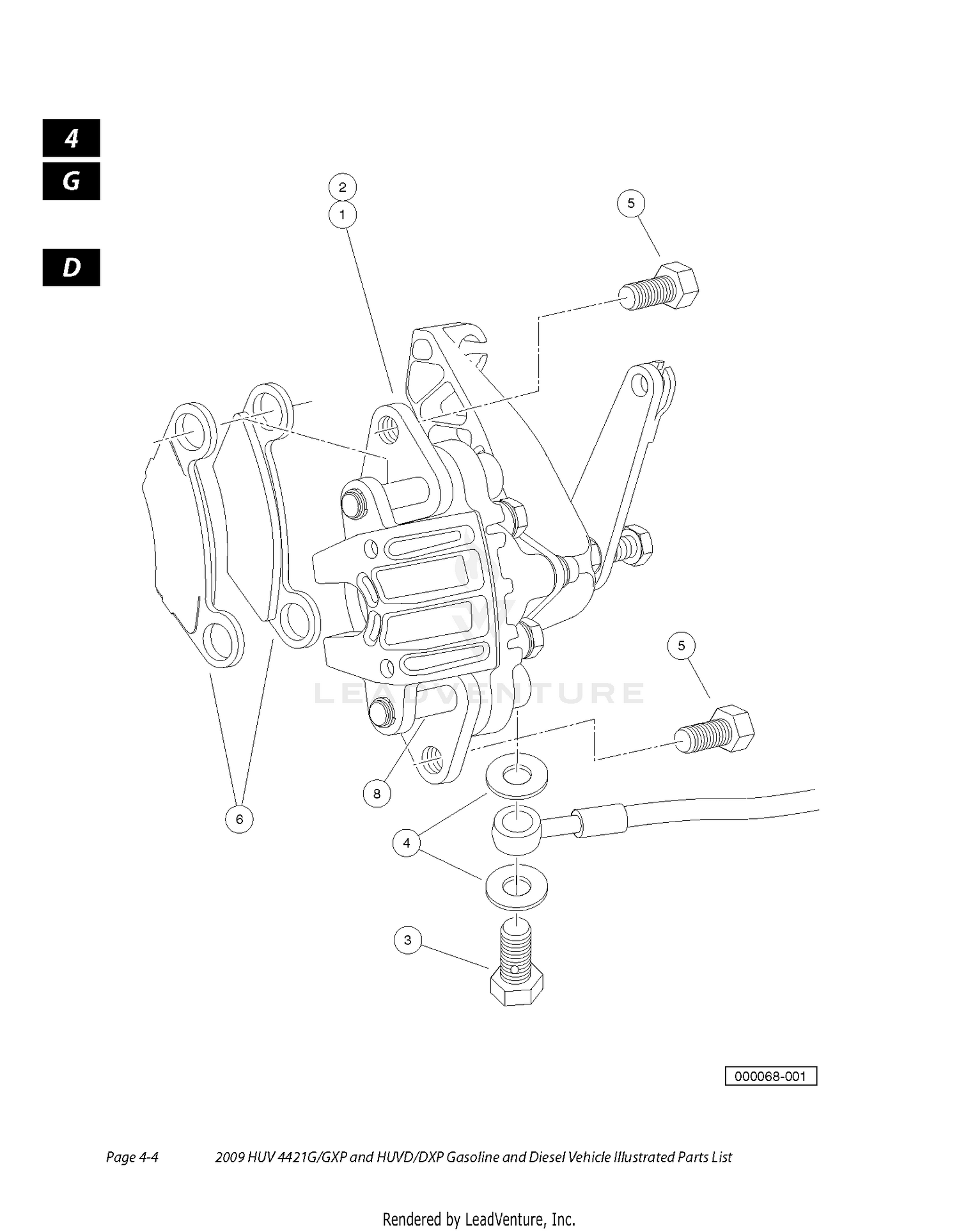 BRAKE / REAR MOWER LIFT 3