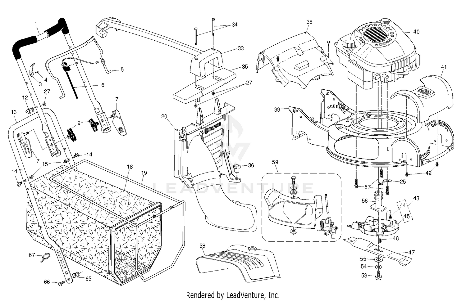 HANDLE & ENGINE