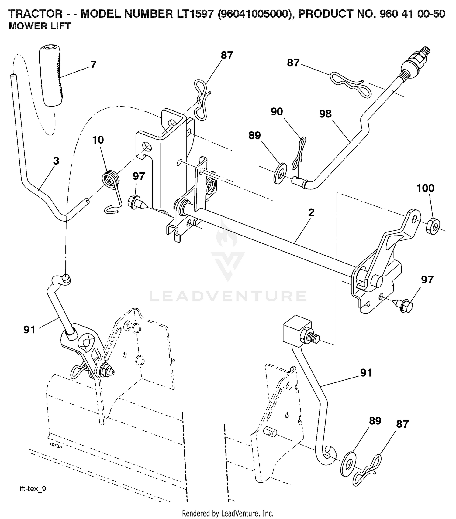 MOWER LIFT / DECK LIFT