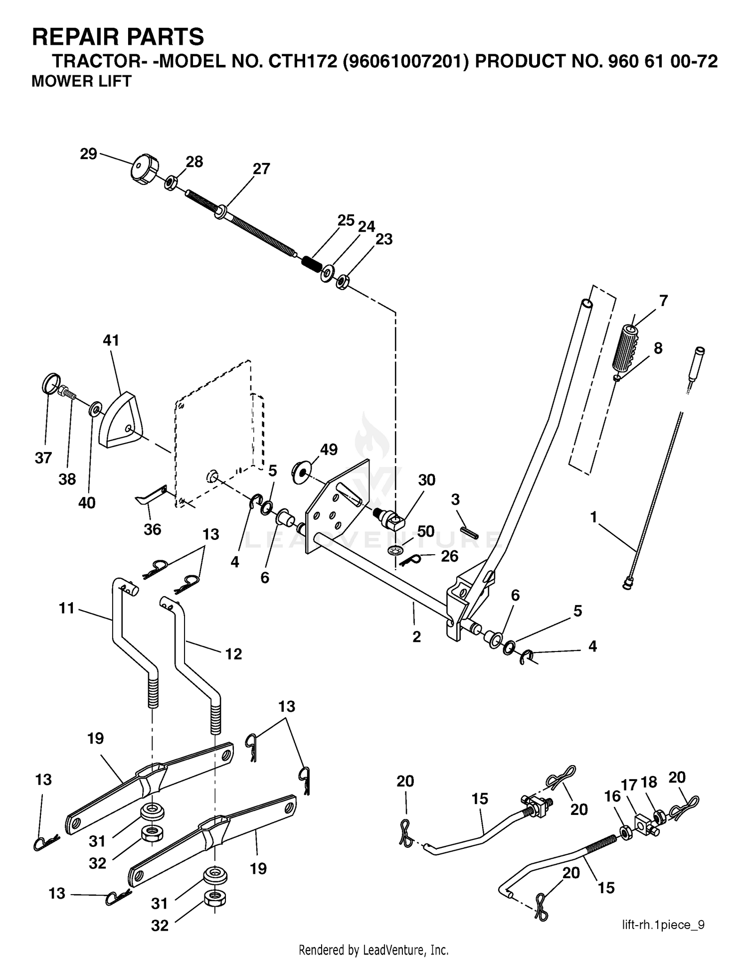 MOWER LIFT / DECK LIFT