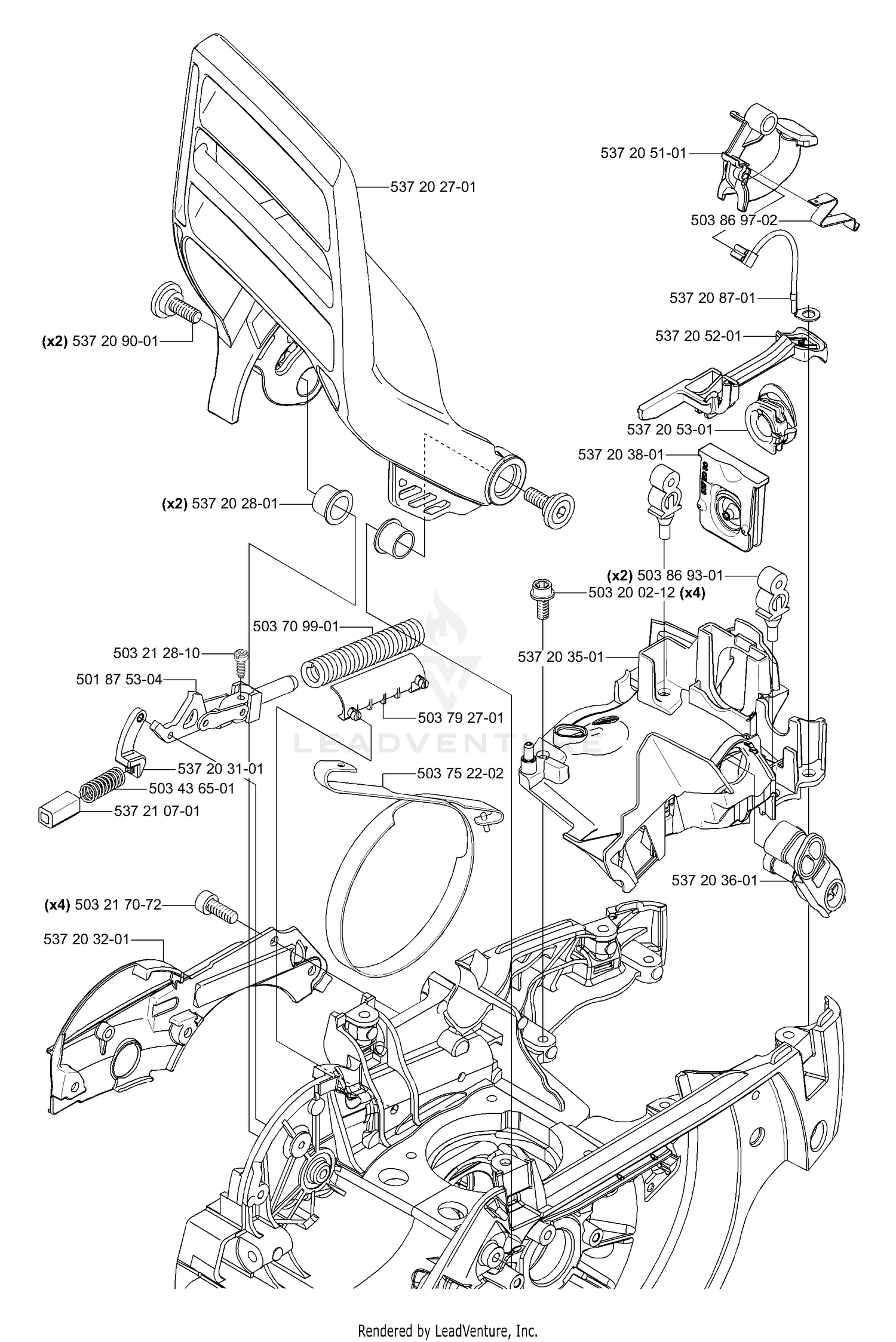 Chain Brake/Throttle