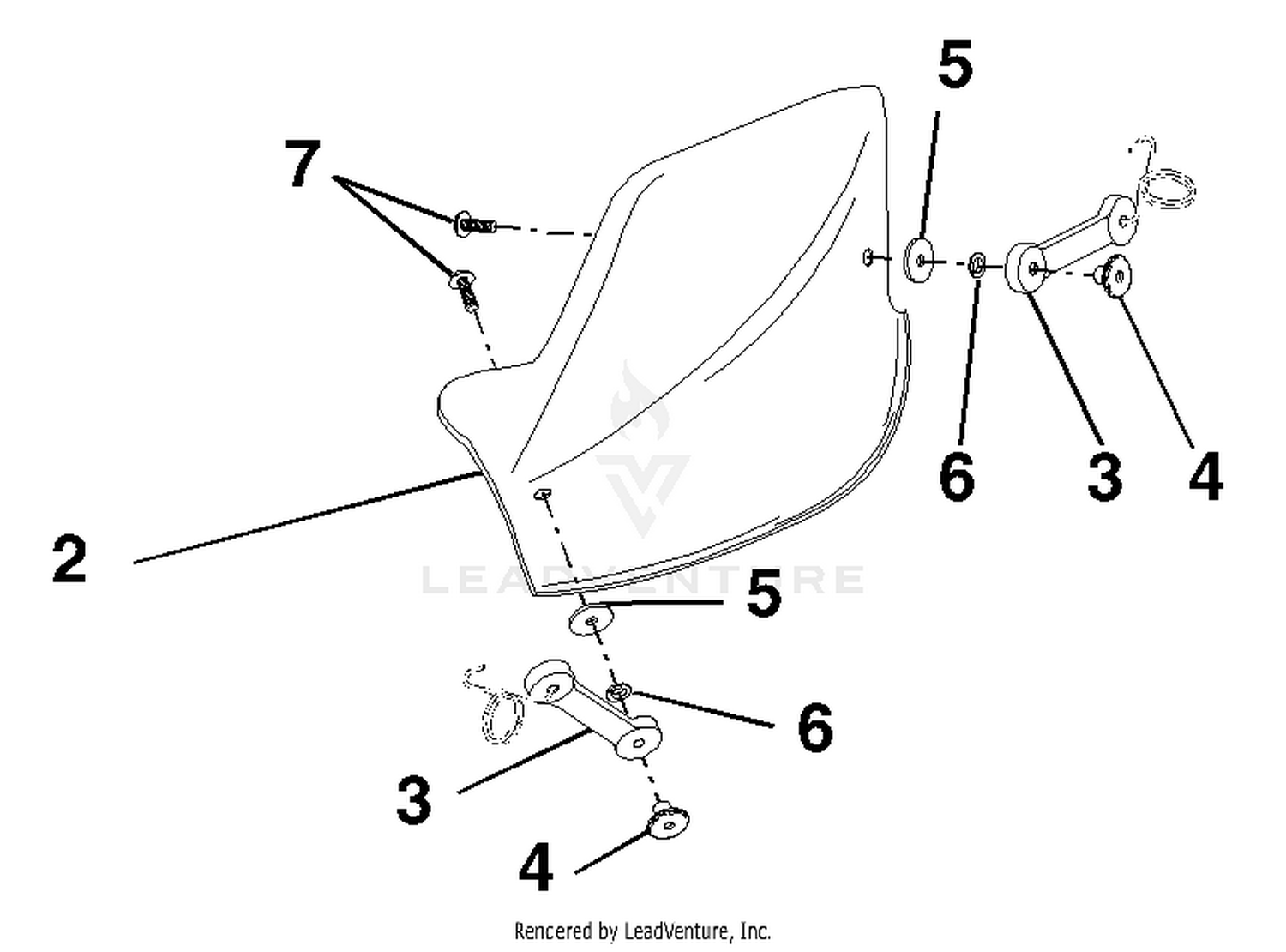 Mulcher Plate Kit For 42" Cut Mower