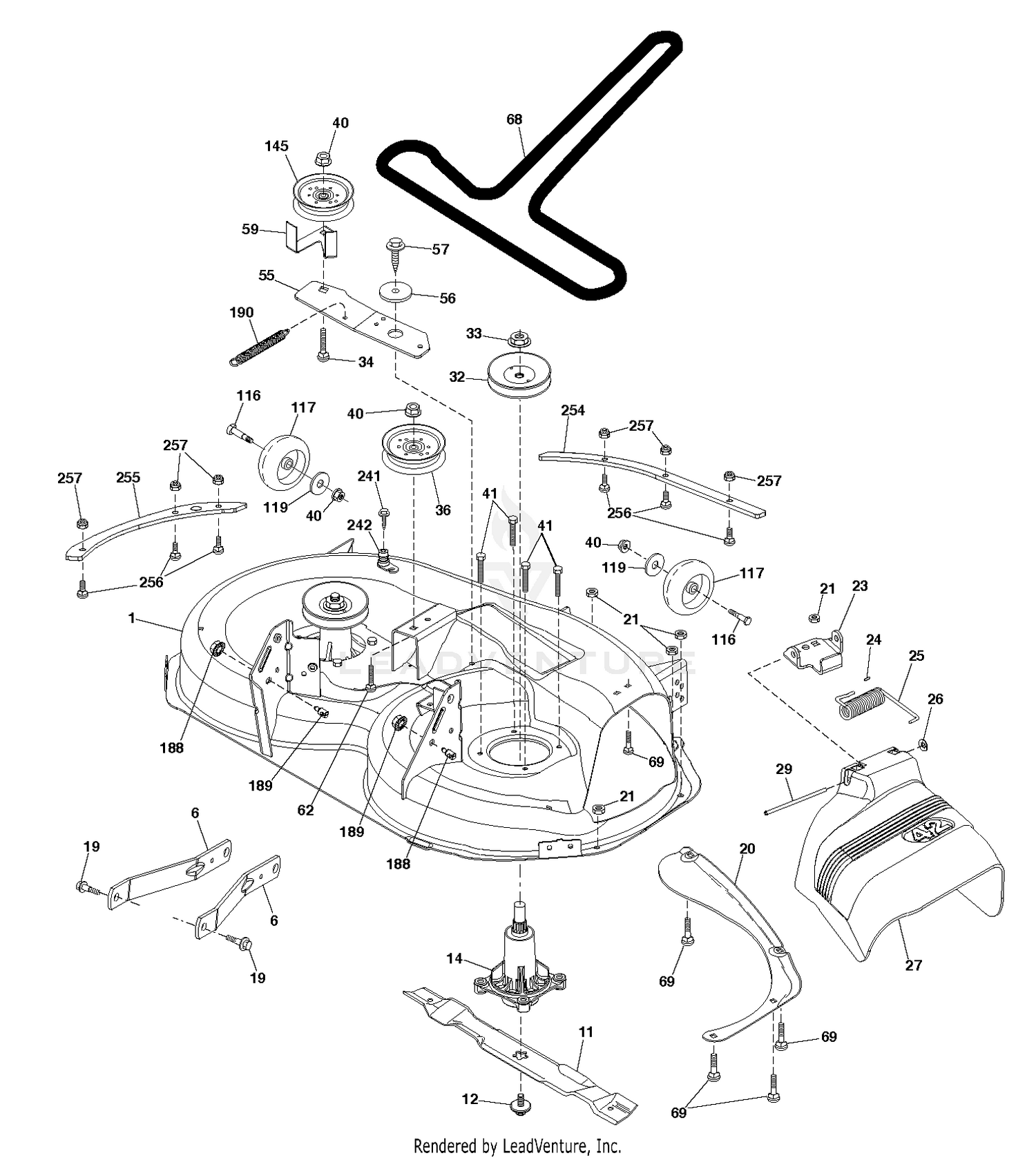 MOWER DECK / CUTTING DECK