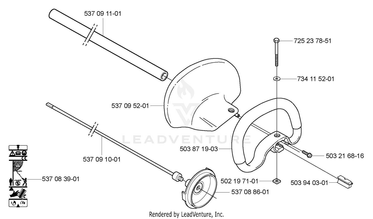 Handle Shaft Tube HDA55x