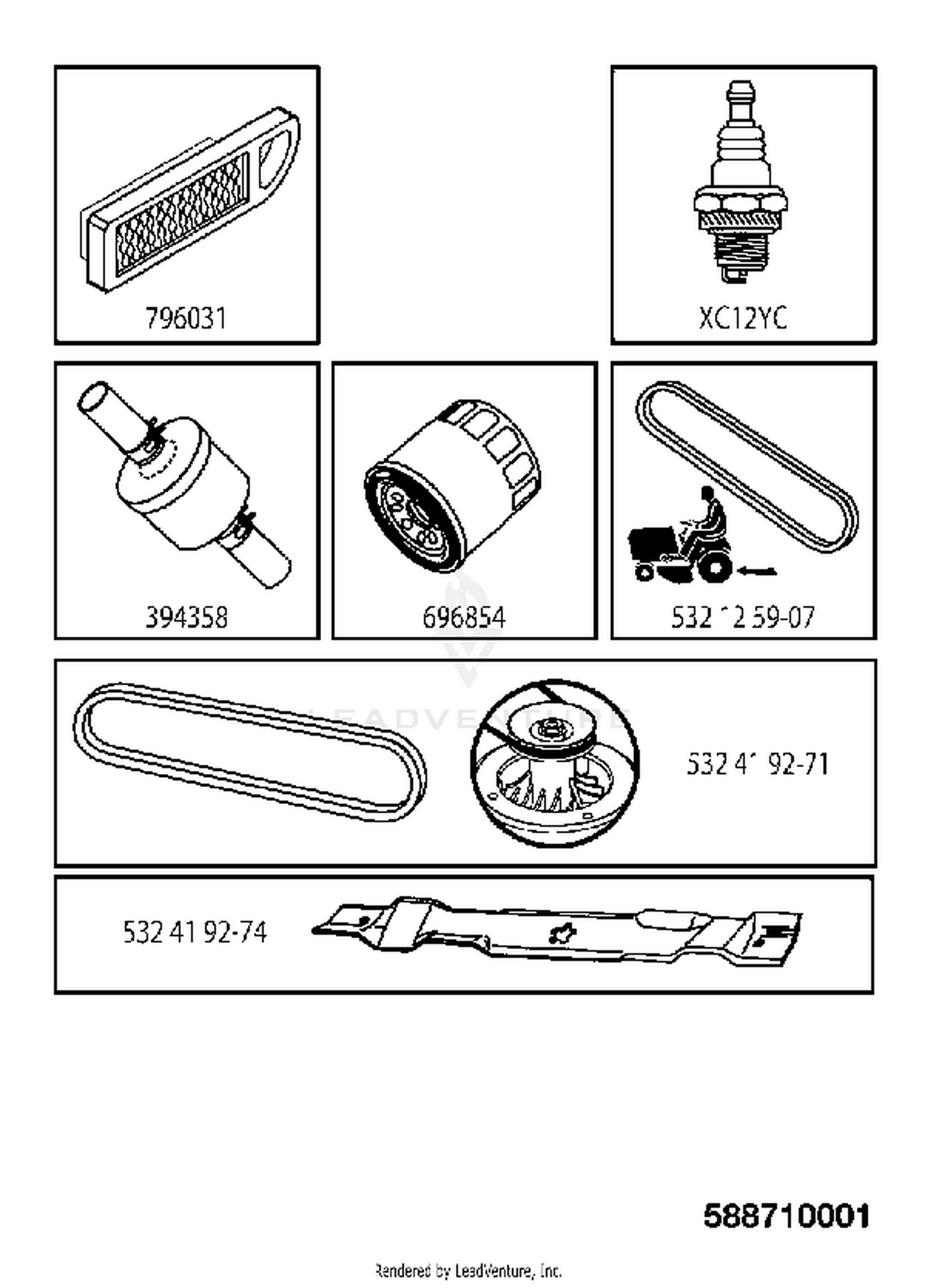 FREQUENTLY USED PARTS
