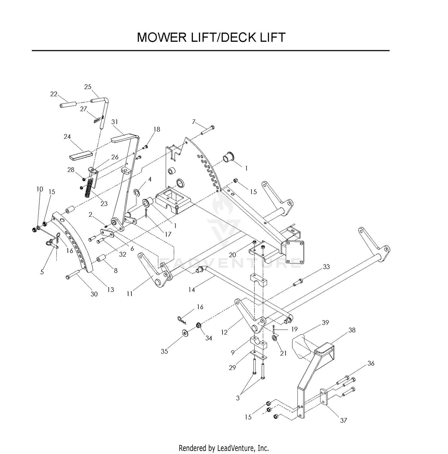 MOWER LIFT / DECK LIFT