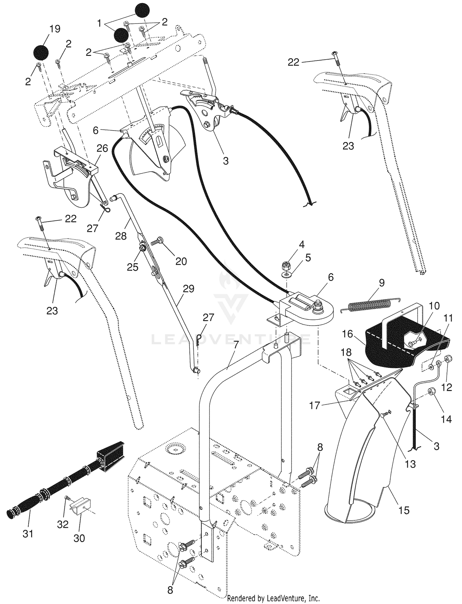 Control Panel / Discharge Chute