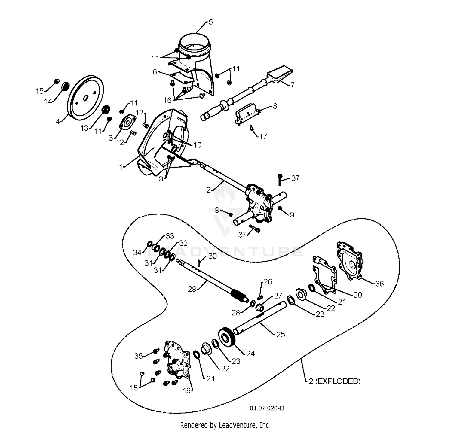 AUGER HOUSING & IMPELLER 2