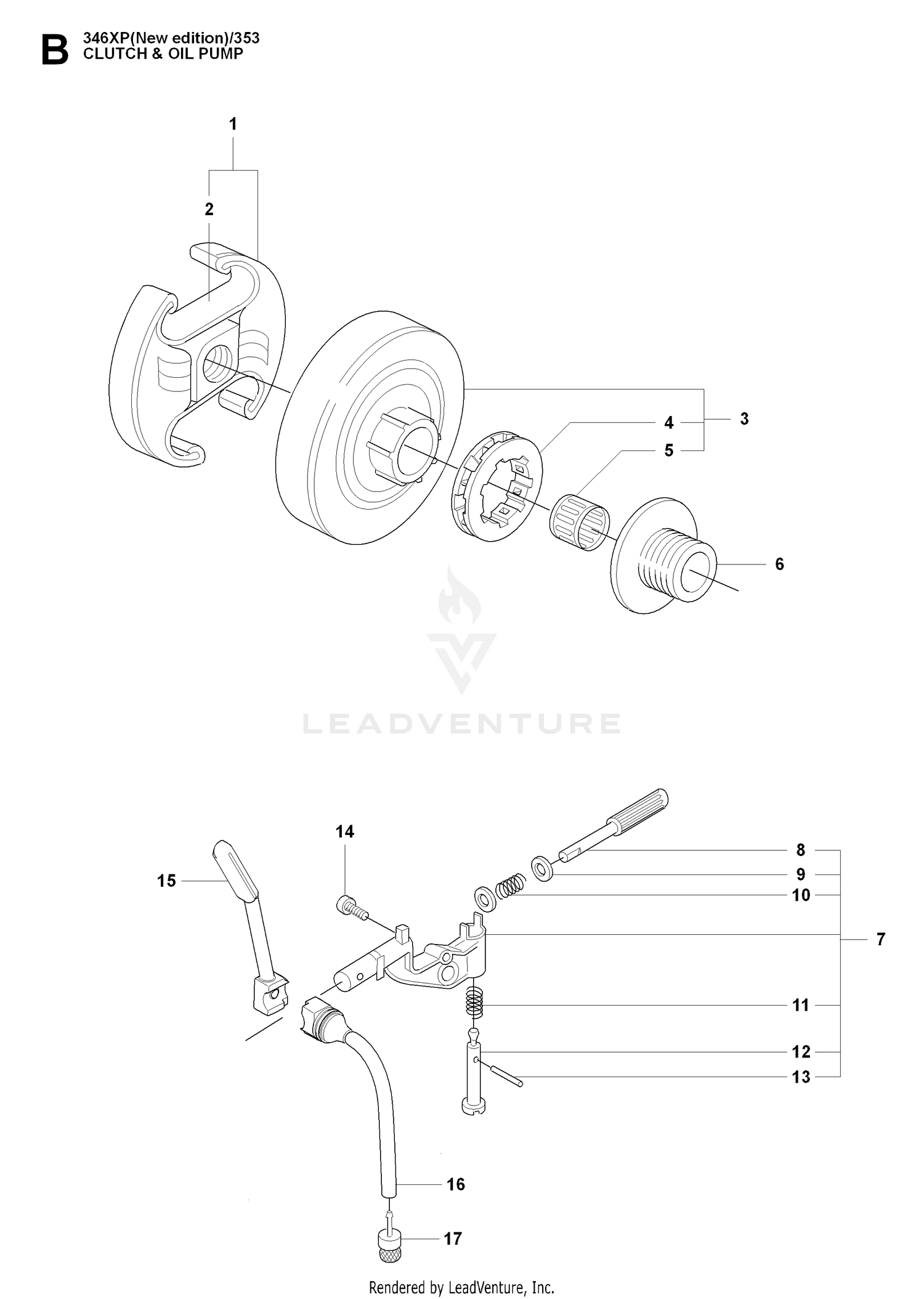 CLUTCH & OIL PUMP