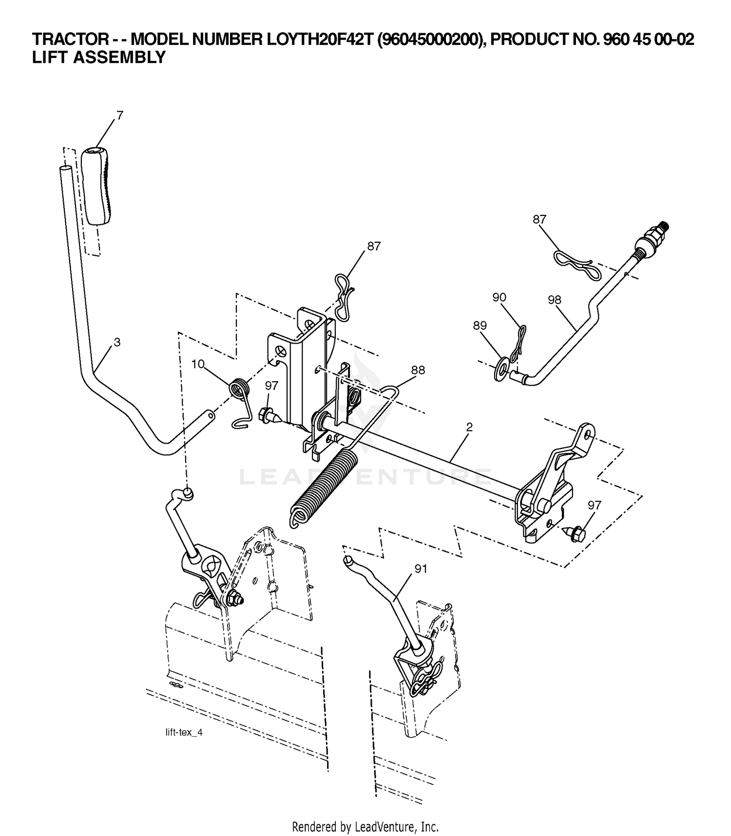 MOWER LIFT / DECK LIFT