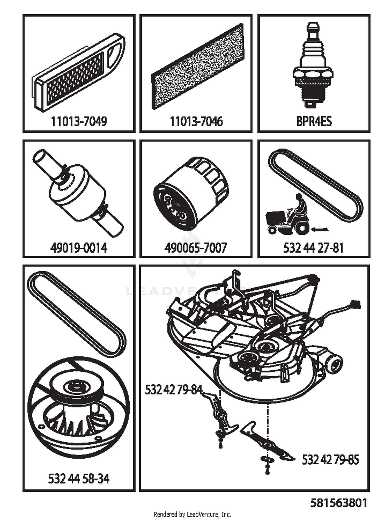 FREQUENTLY USED PARTS