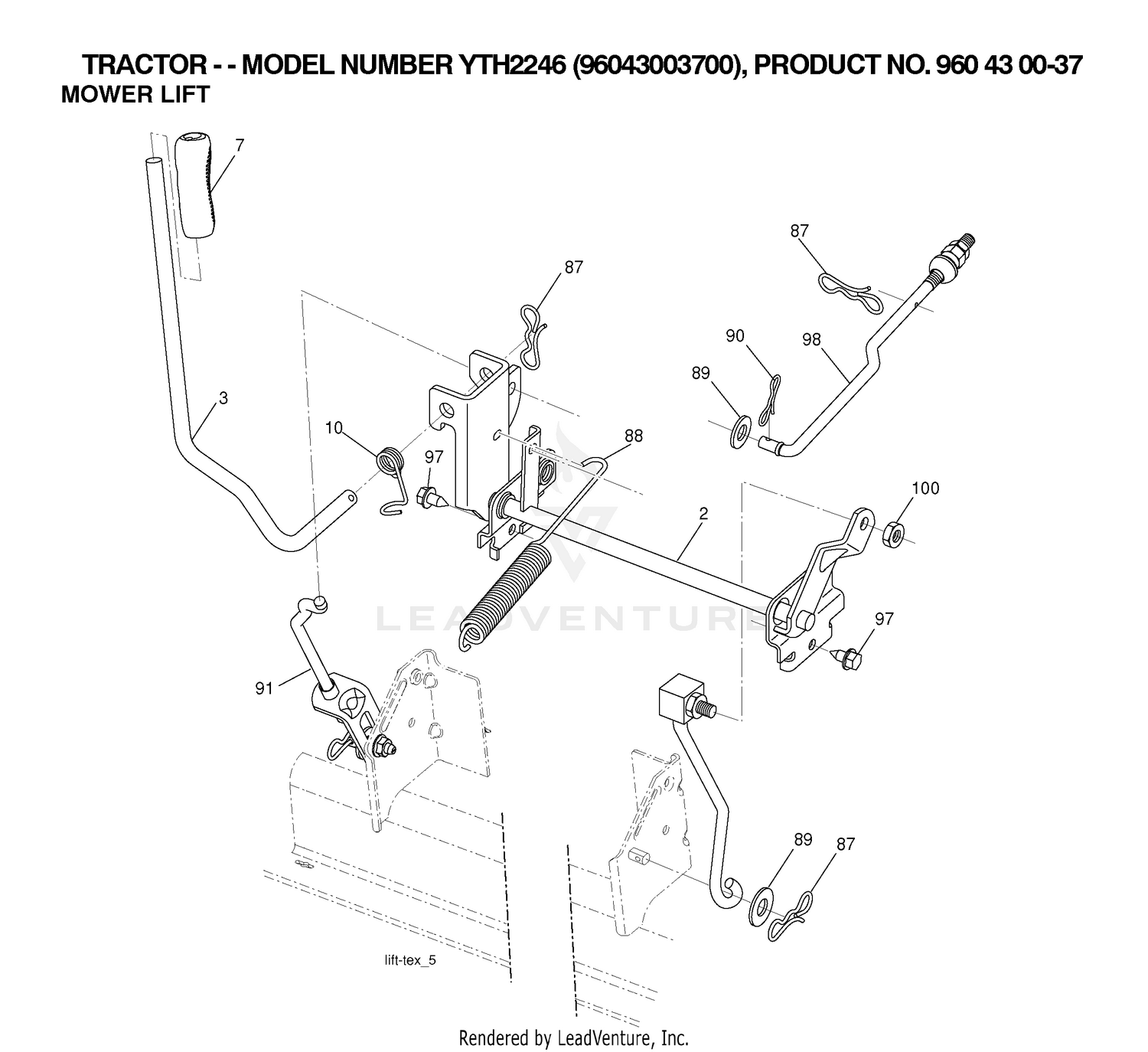 MOWER LIFT / DECK LIFT