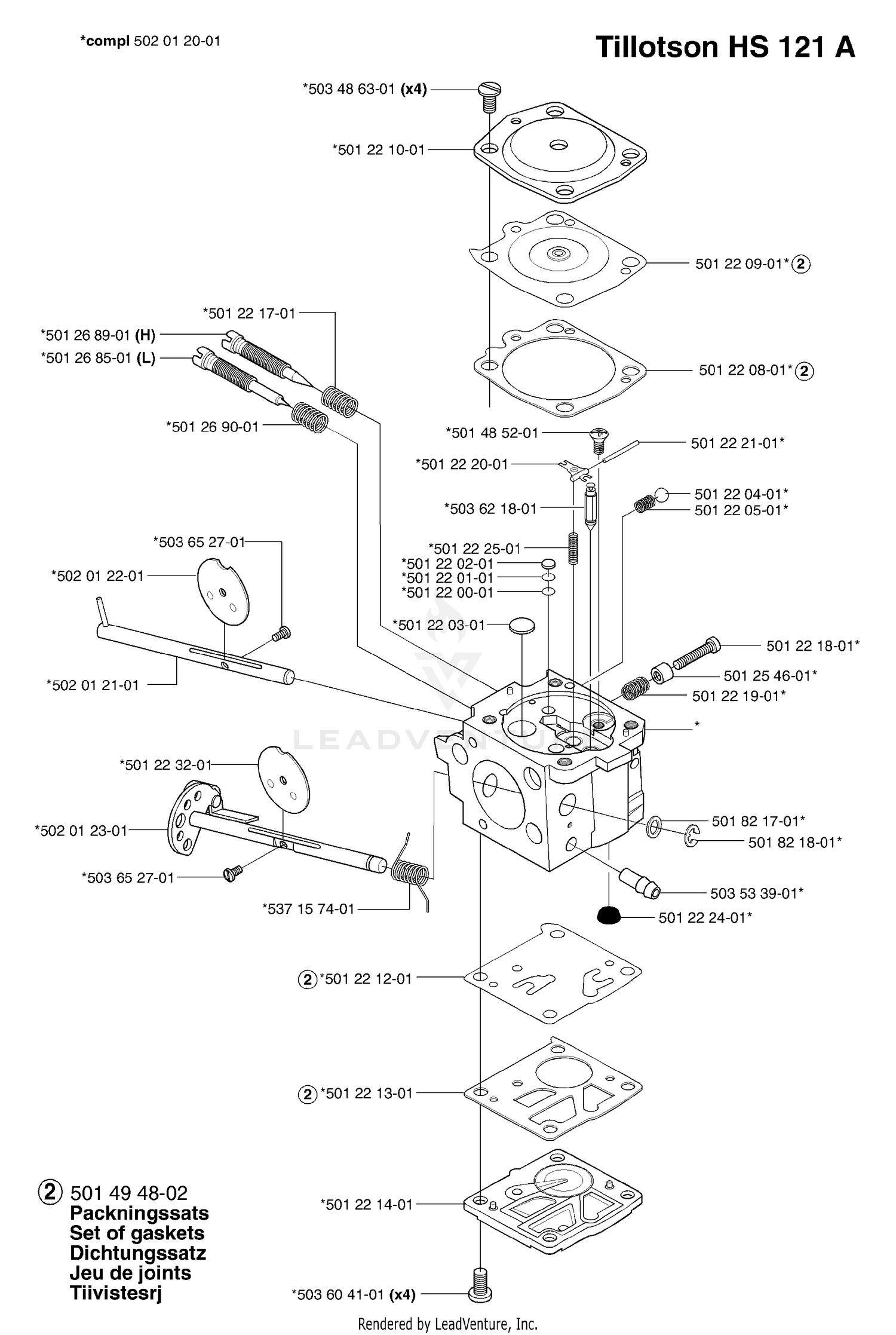 Carburetor HS 121A